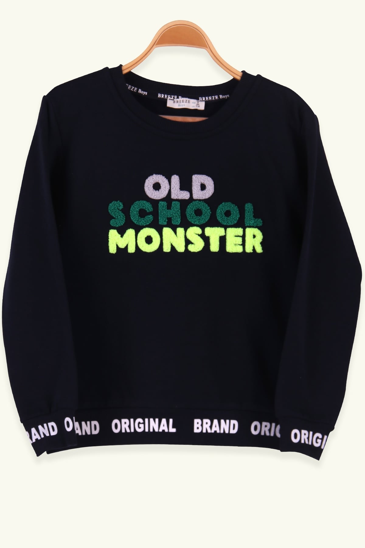 Breeze Erkek Çocuk Sweatshirt Süzine Nakış Lacivert (6-10 Yaş)