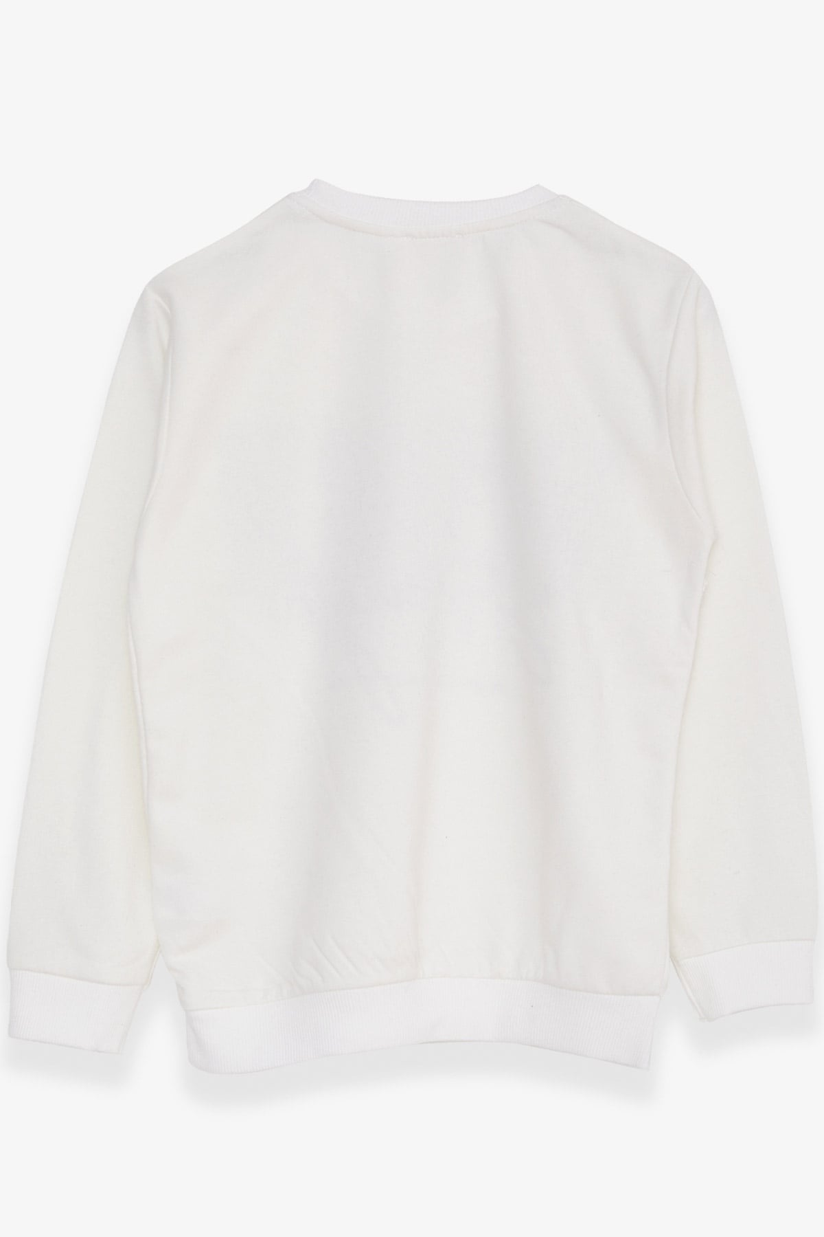 Breeze Erkek Çocuk Sweatshirt Yazı Baskılı Ekru (9-14 Yaş)