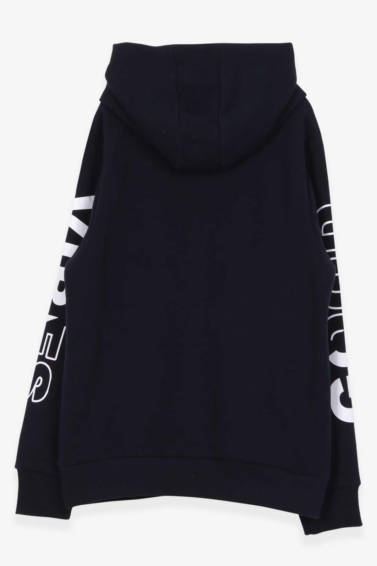 Breeze Erkek Çocuk Sweatshirt Yazı Baskılı Lacivert (9-16 Yaş)