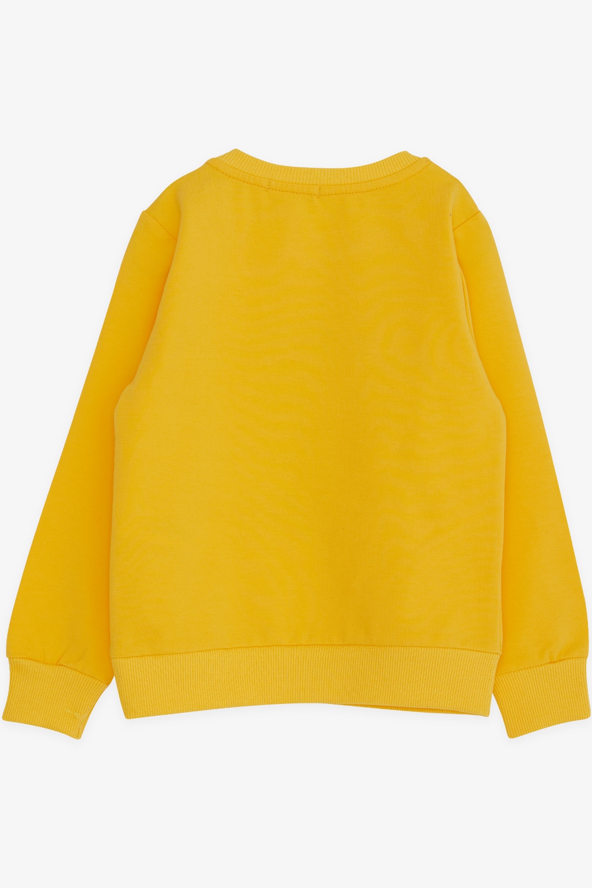 Breeze Erkek Çocuk Sweatshirt Yazı Baskılı Sarı (2-6 Yaş)