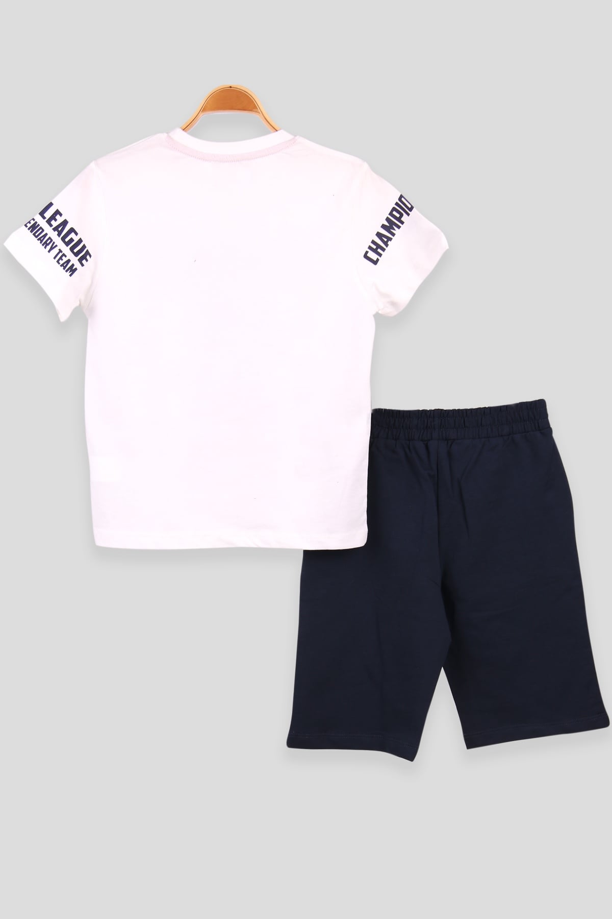Breeze Erkek Çocuk Takım Sport Baskılı Ekru (5-10 Yaş)