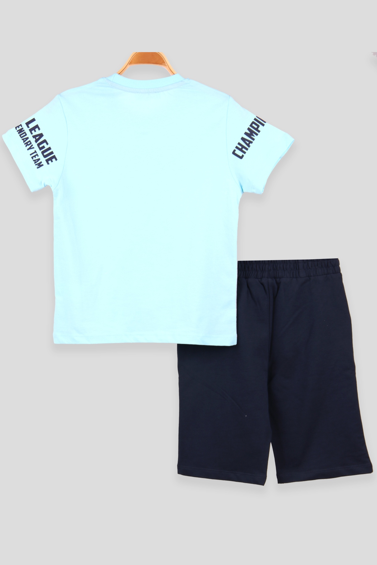 Breeze Erkek Çocuk Takım Sport Baskılı Turkuaz (5-10 Yaş)