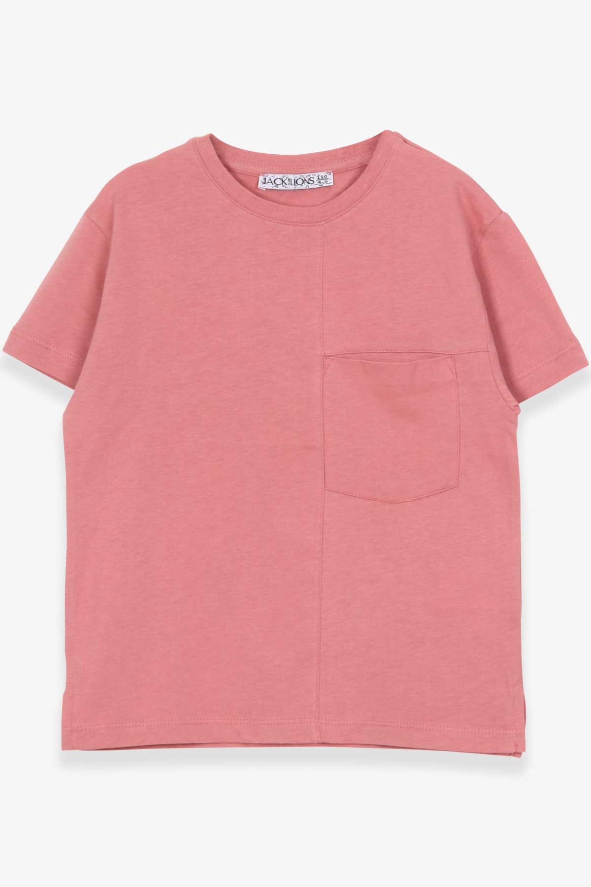 Breeze Erkek Çocuk Tişört Basic Gülkurusu (5-9 Yaş)