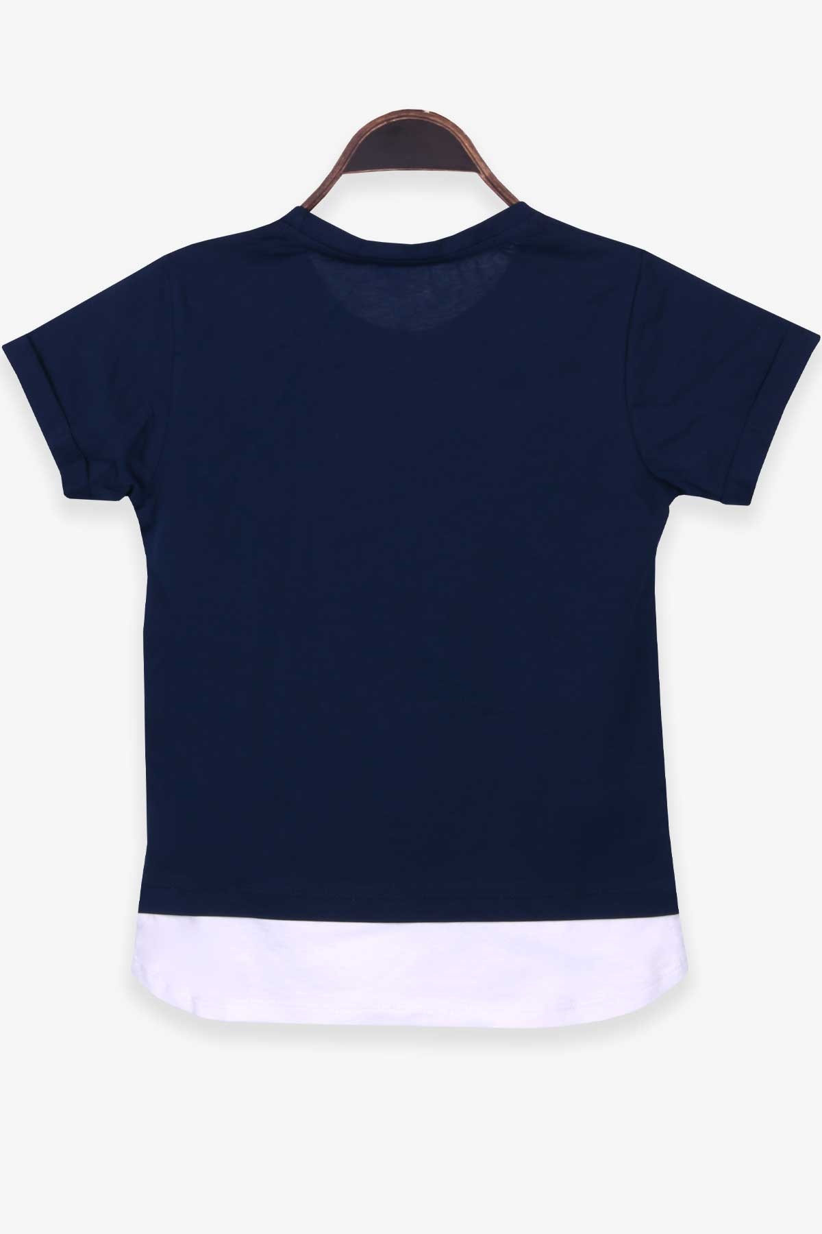 Breeze Erkek Çocuk Tişört Basic Lacivert (8-14 Yaş)