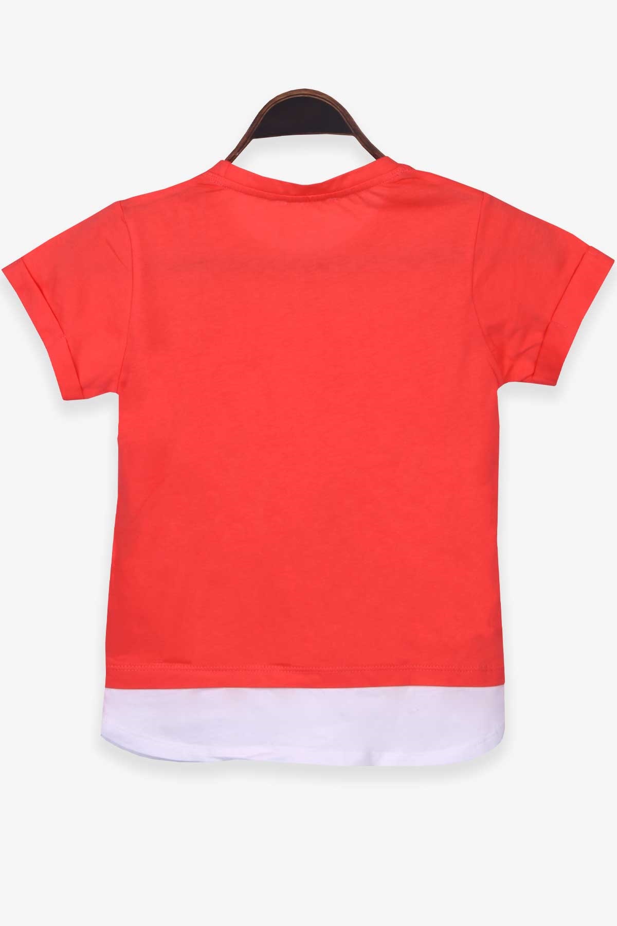 Breeze Erkek Çocuk Tişört Basic Mercan (8-12 Yaş)