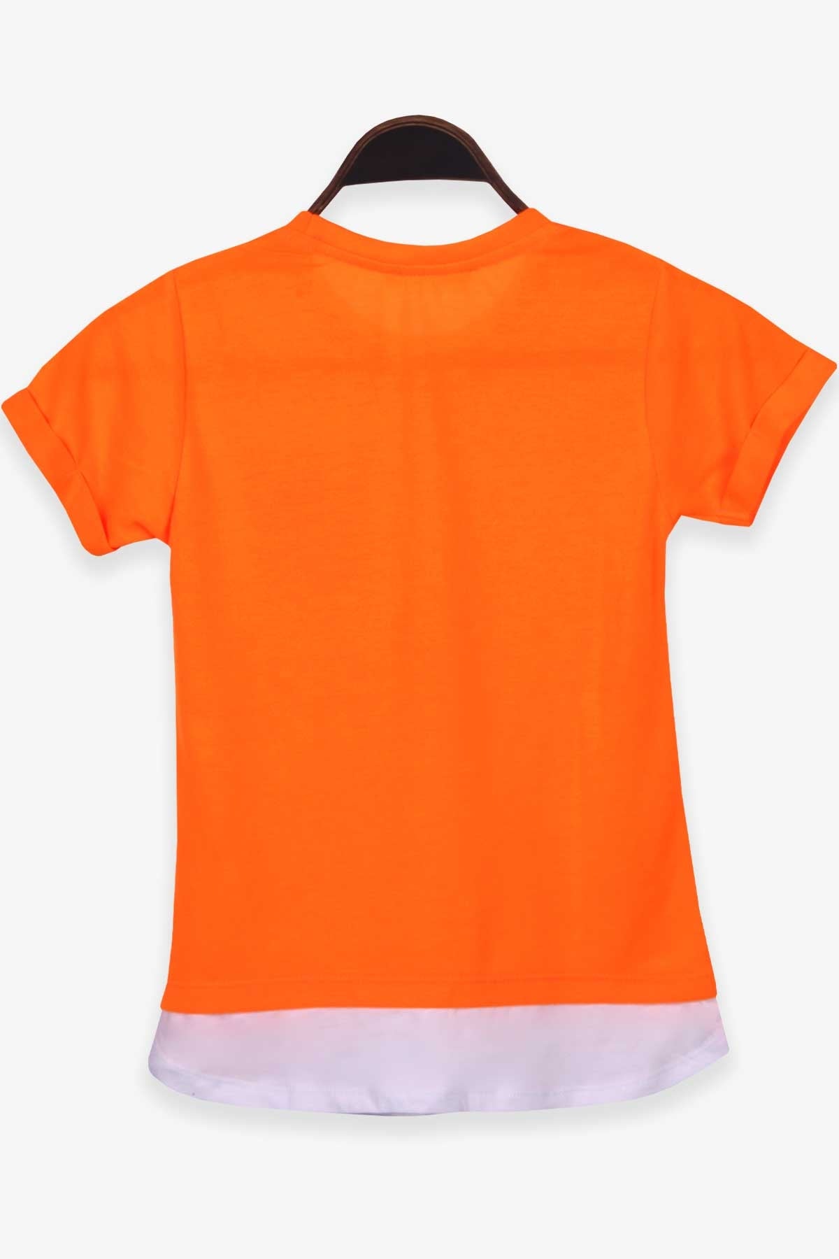 Breeze Erkek Çocuk Tişört Basic Neon Turuncu (8-14 Yaş)