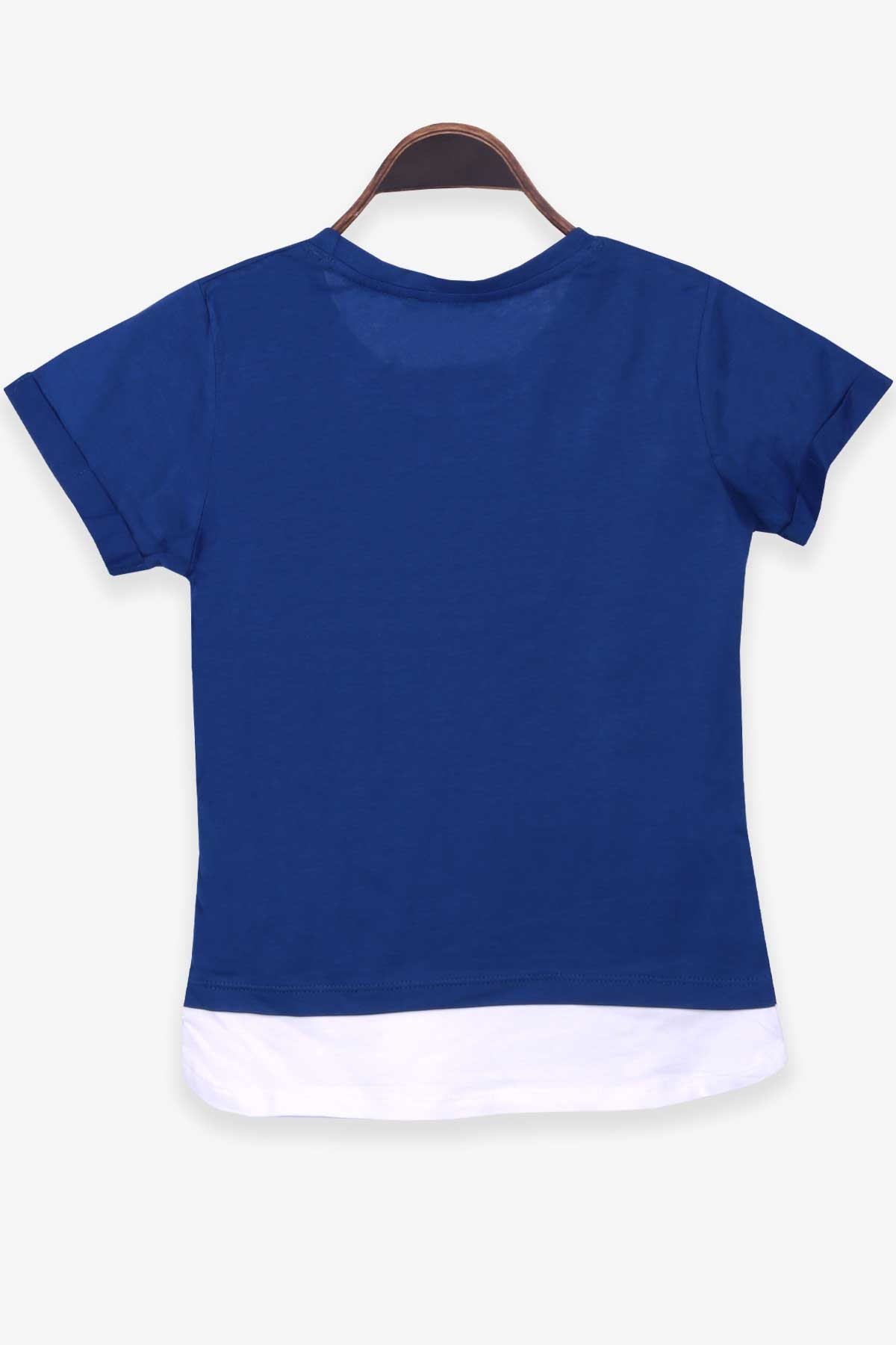 Breeze Erkek Çocuk Tişört Basic Saks Mavisi (9-14 Yaş)