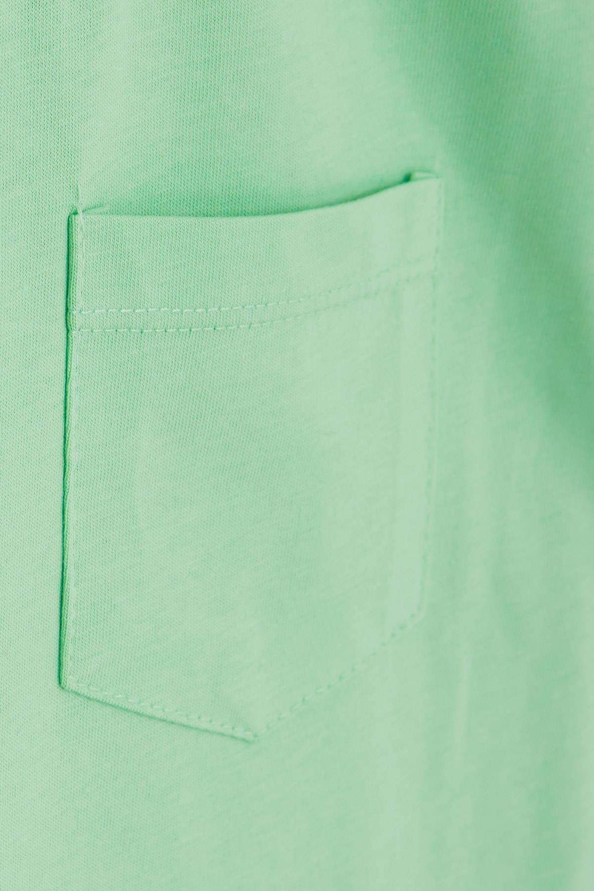 Breeze Erkek Çocuk Tişört Basic Su Yeşili (4-8 Yaş)