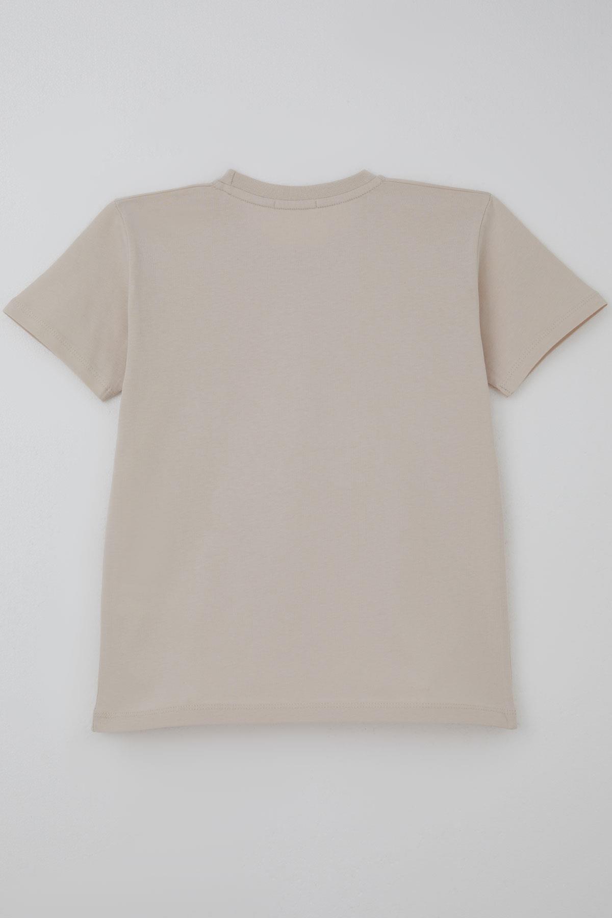 Breeze Erkek Çocuk Tişört Basic Taş (9-14 Yaş)