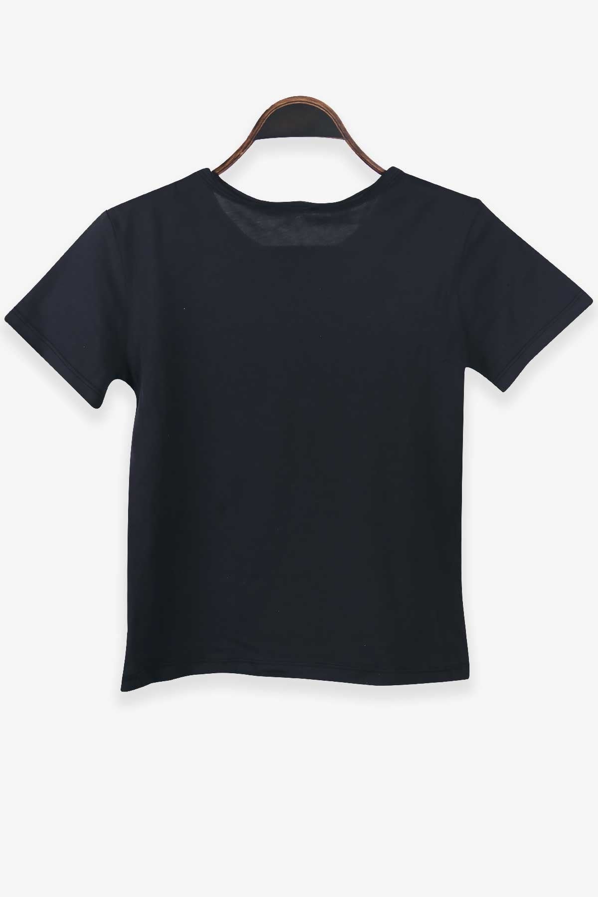 Breeze Erkek Çocuk Tişört Baskılı Füme (8-10 Yaş)