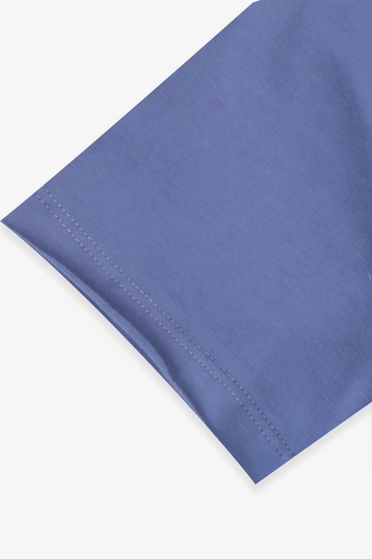 Breeze Erkek Çocuk Tişört Baskılı İndigo (8-14 Yaş)