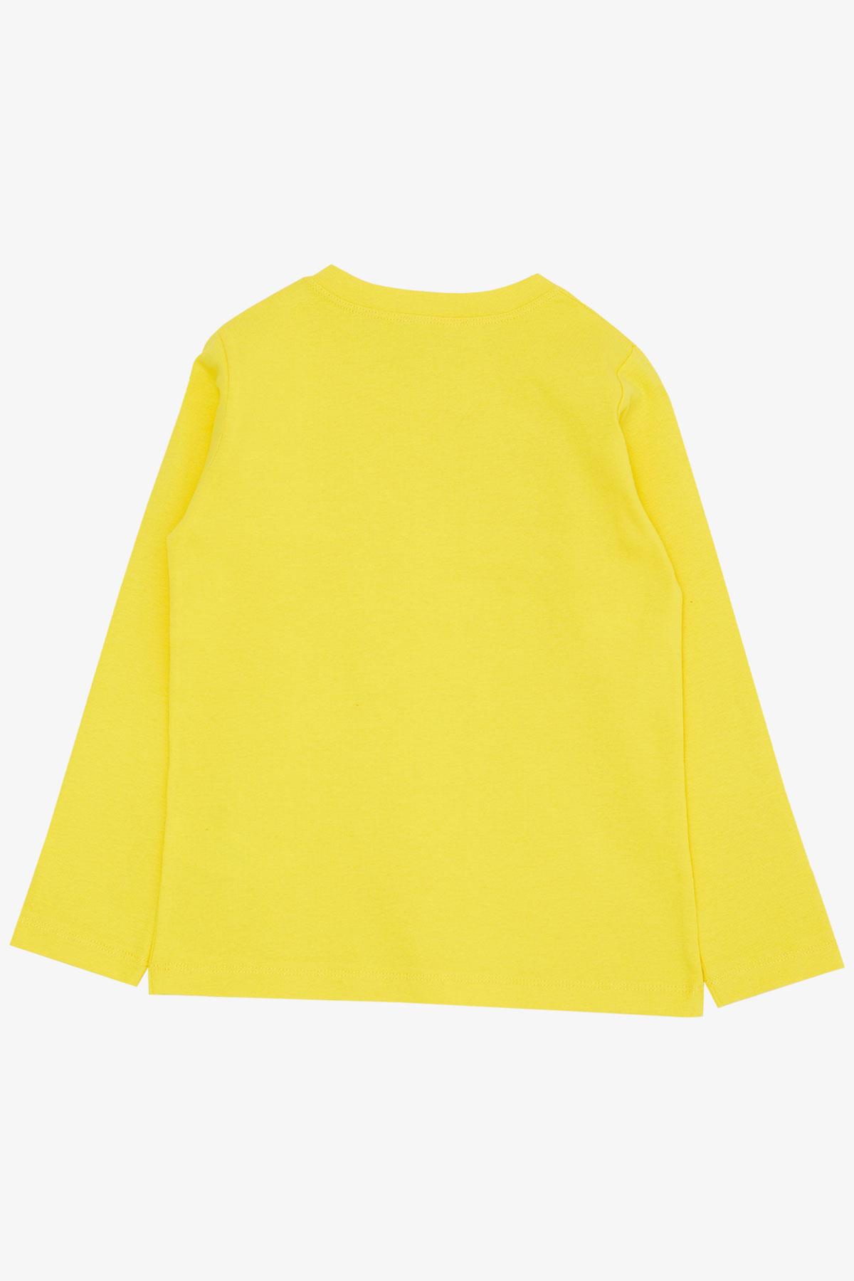 Breeze Erkek Çocuk Uzun Kollu Tişört Basic Sarı (4-8 Yaş)