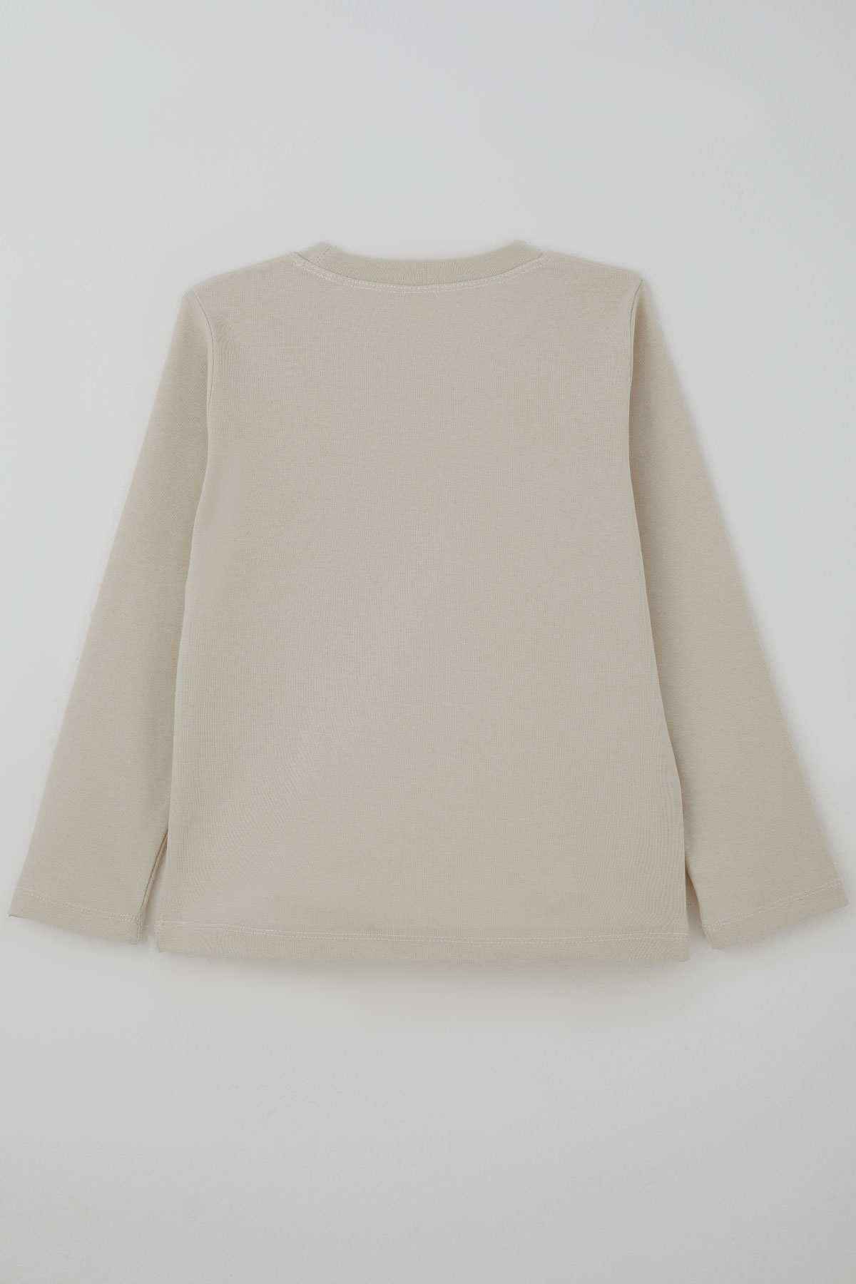 Breeze Erkek Çocuk Uzun Kollu Tişört Basic Bej (4-8 Yaş)