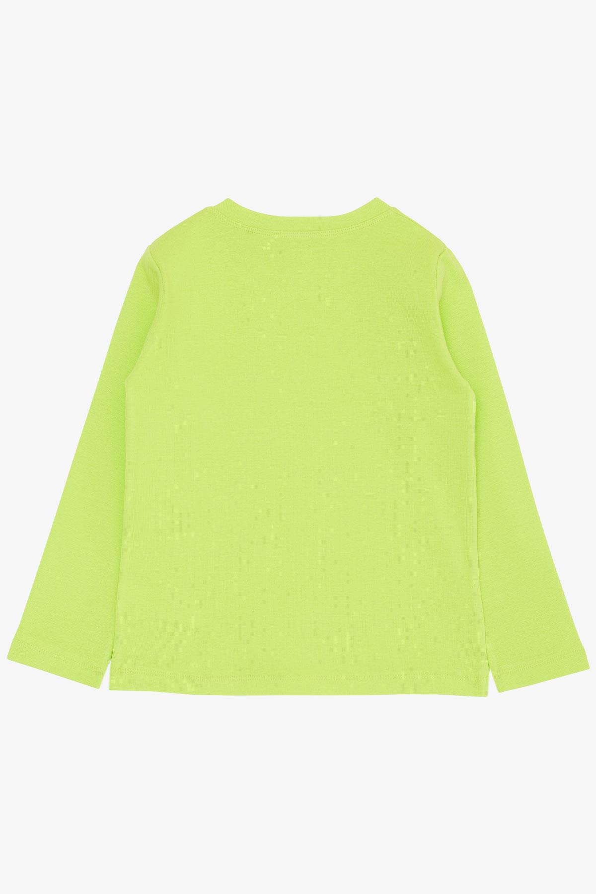 Breeze Erkek Çocuk Uzun Kollu Tişört Basic Fıstık Yeşili (4-8 Yaş)