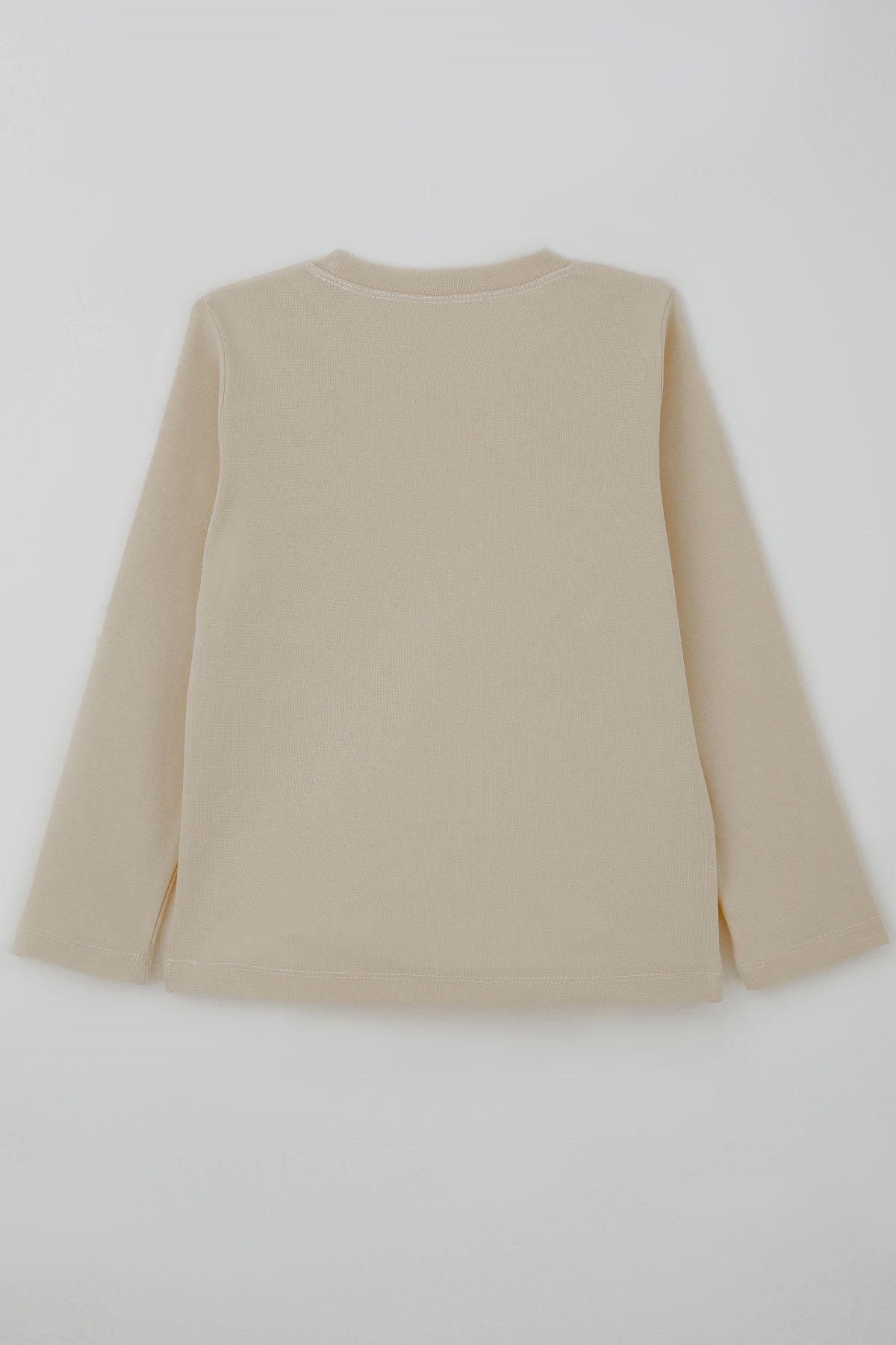 Breeze Erkek Çocuk Uzun Kollu Tişört Basic Bej (4-8 Yaş)