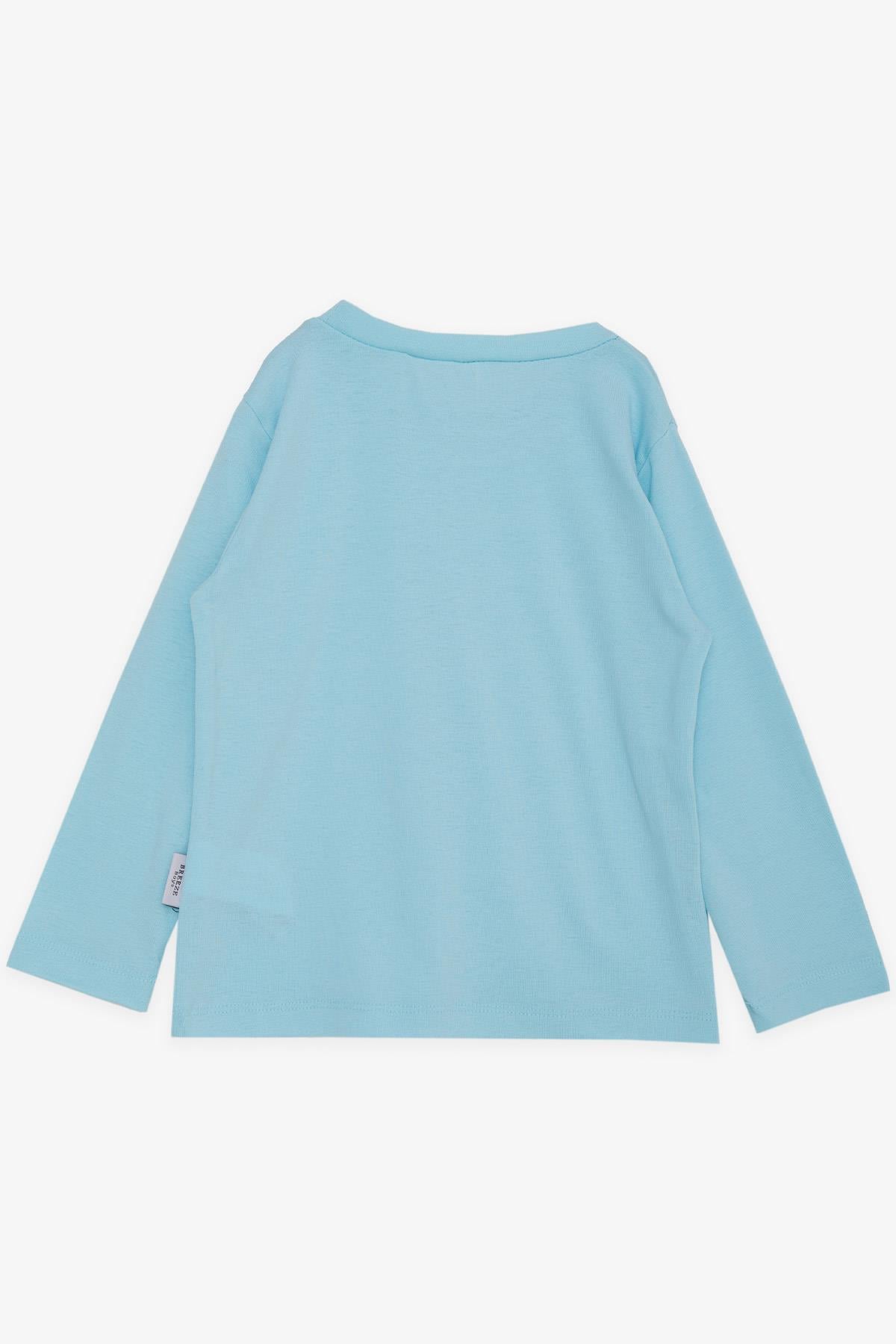 Breeze Erkek Çocuk Uzun Kollu Tişört Basic Bebe Mavisi (1-4 Yaş)