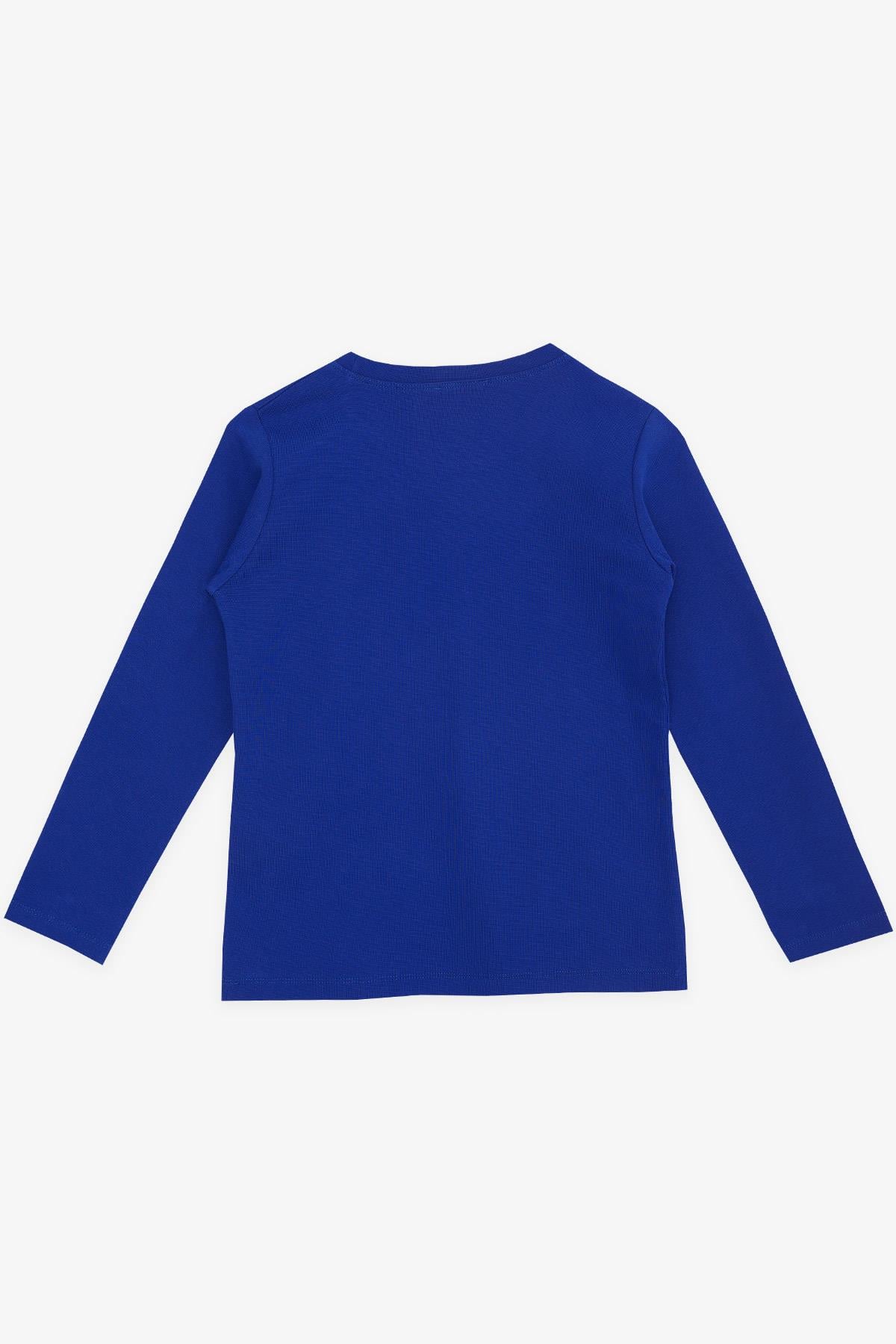 Breeze Erkek Çocuk Uzun Kollu Tişört Basic Koyu Mavi (5-9 Yaş)