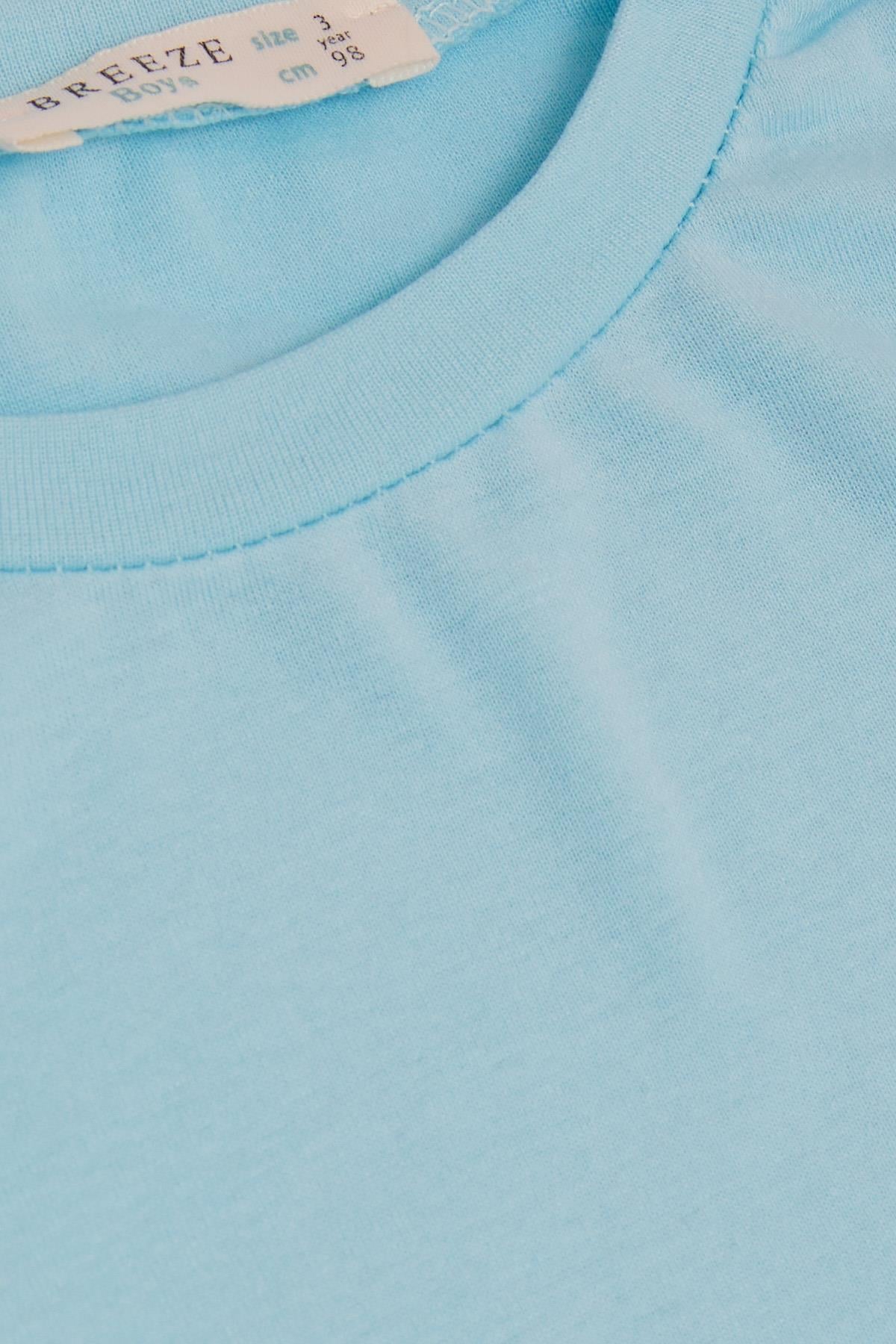 Breeze Erkek Çocuk Uzun Kollu Tişört Basic Bebe Mavisi (1-4 Yaş)