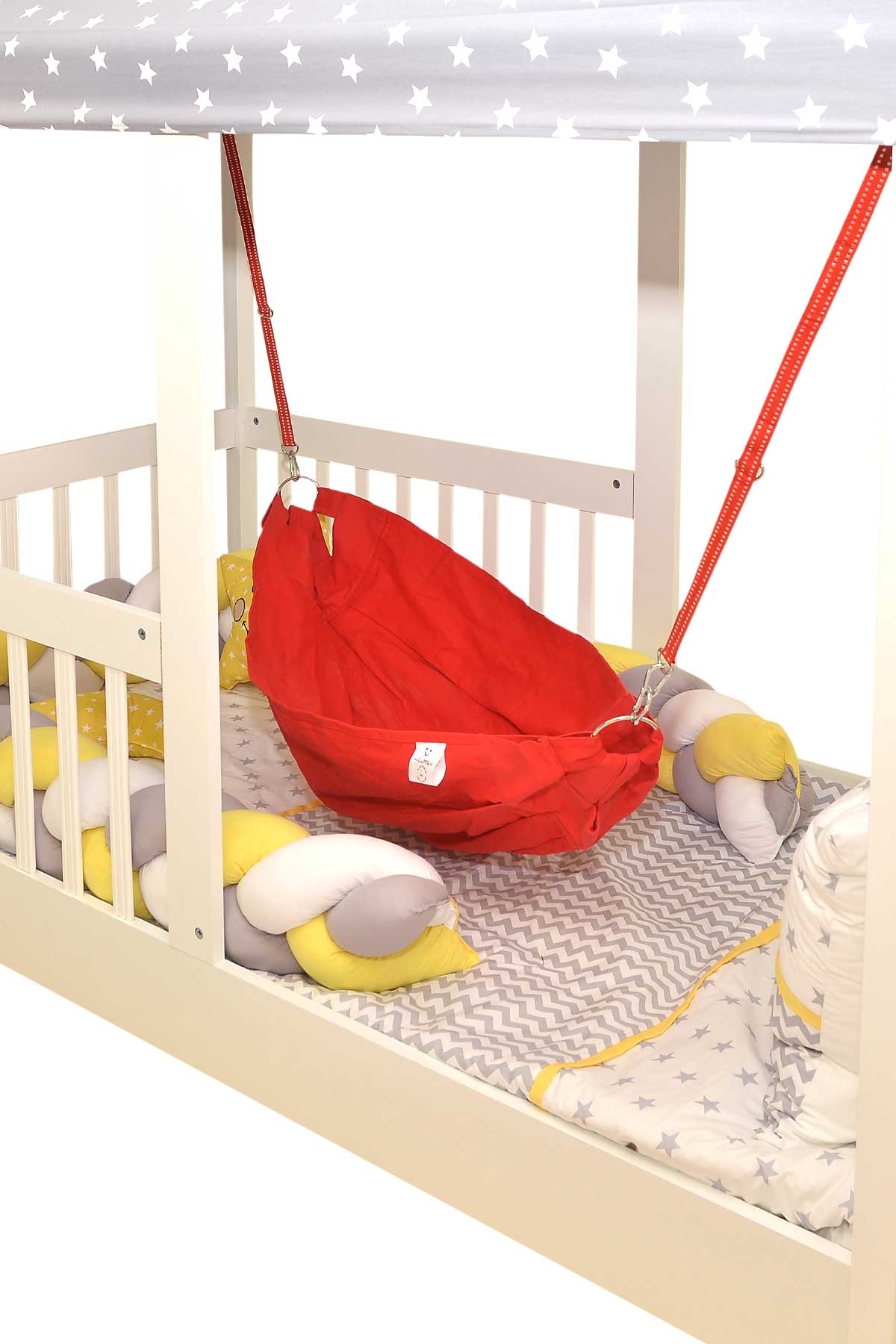 Breeze Holmen Bodrum Montessori Hamak Kırmızı