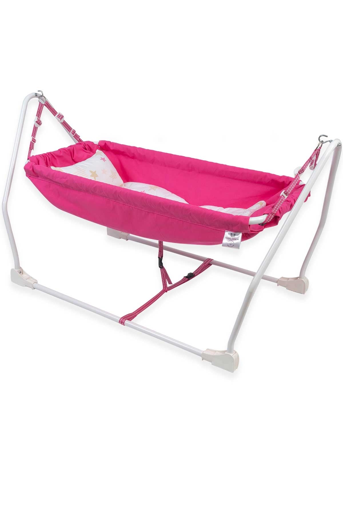 Breeze Holmen Marmaris Katlanabilir Bebek Hamağı Pembe
