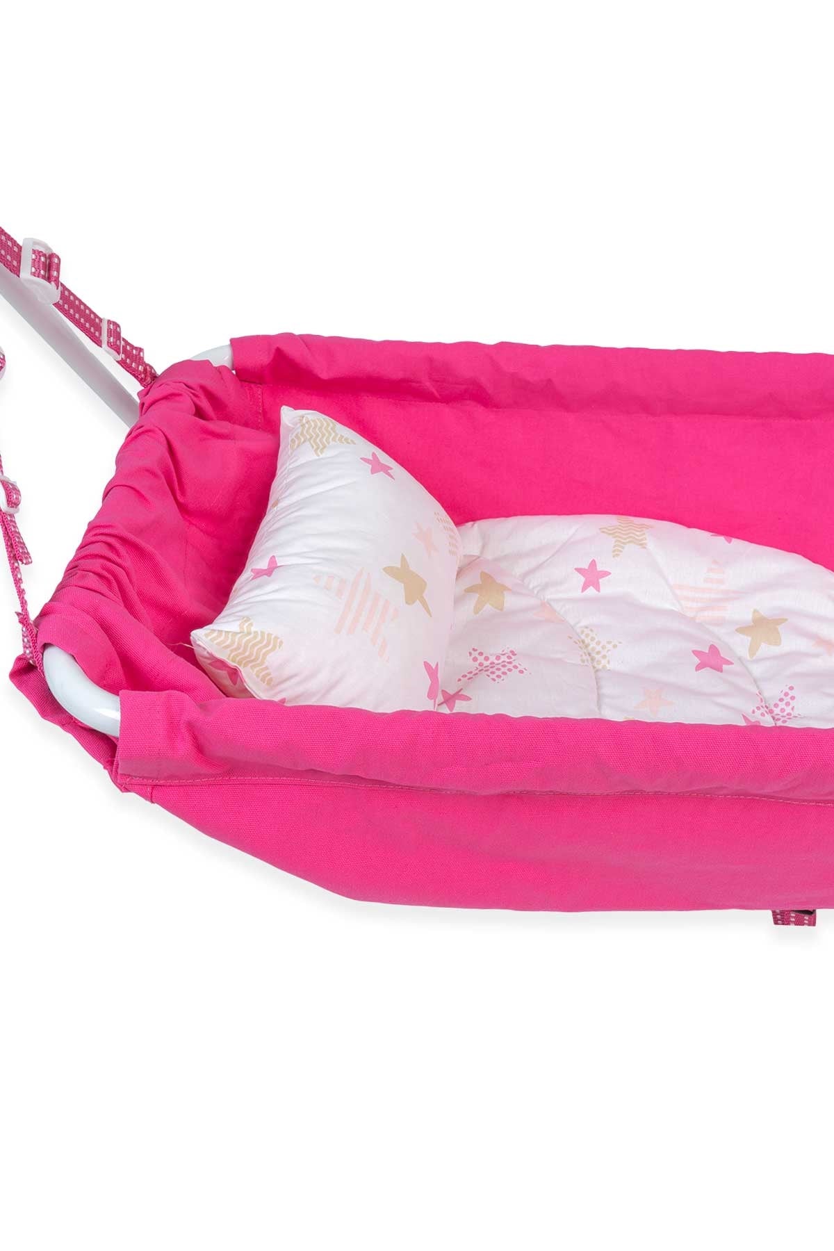 Breeze Holmen Marmaris Katlanabilir Bebek Hamağı Pembe