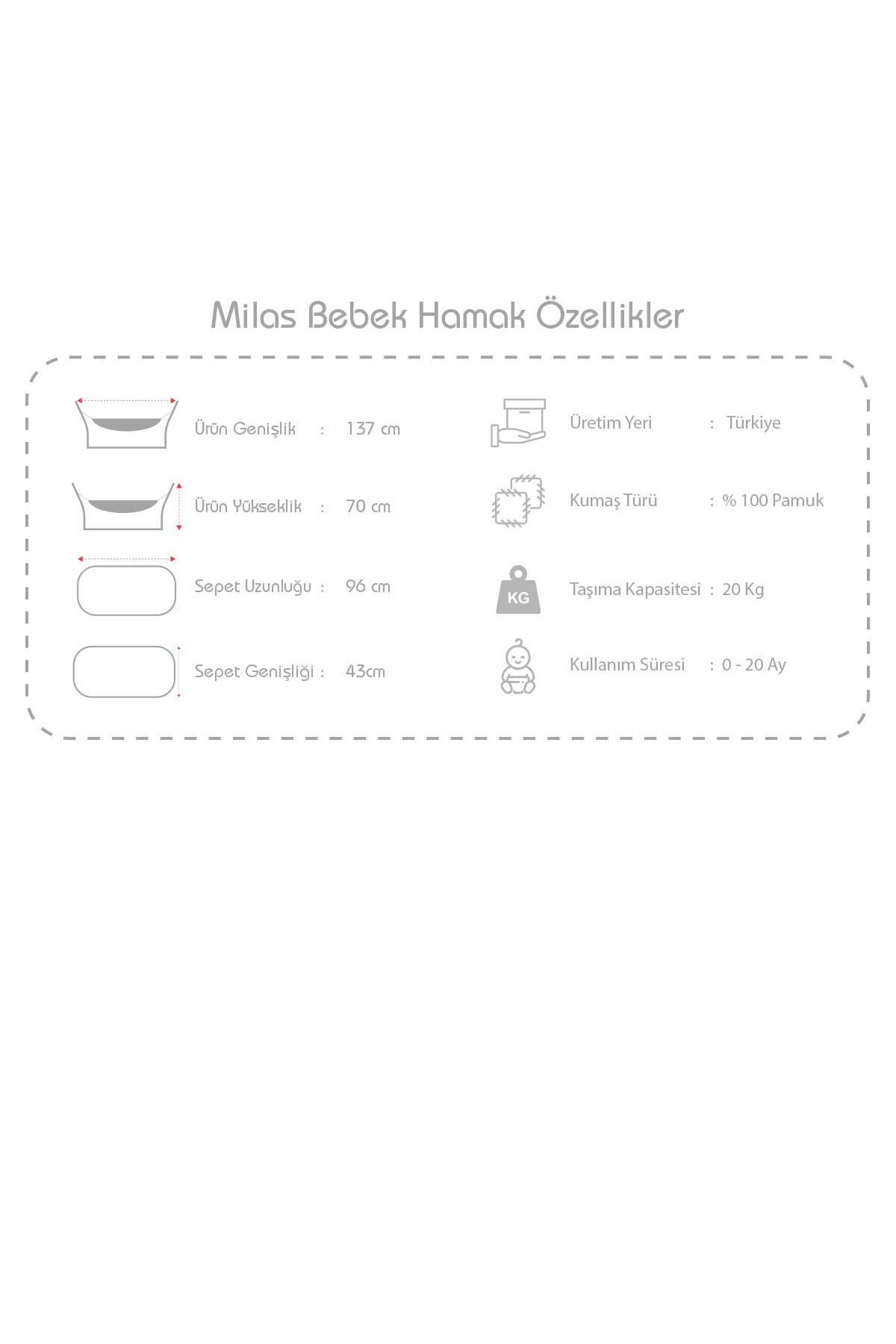 Breeze Holmen Milas Bebek Hamağı Ekru