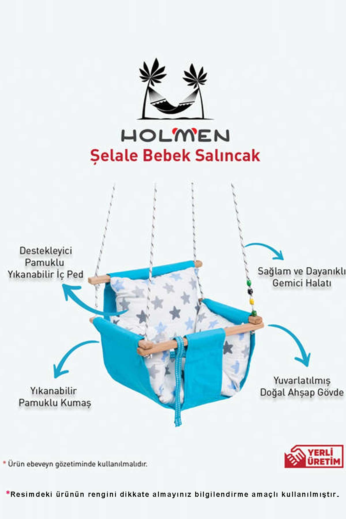 Breeze Holmen Şelale Bebek Salıncağı Ekru