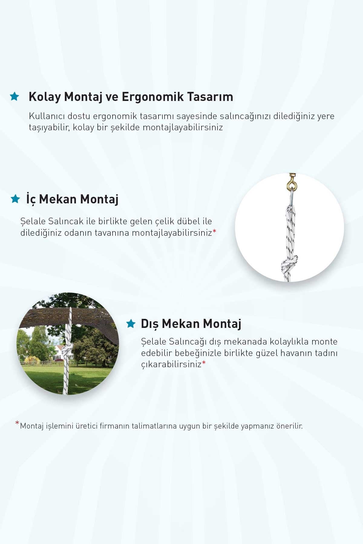 Breeze Holmen Şelale Bebek Salıncağı Pembe