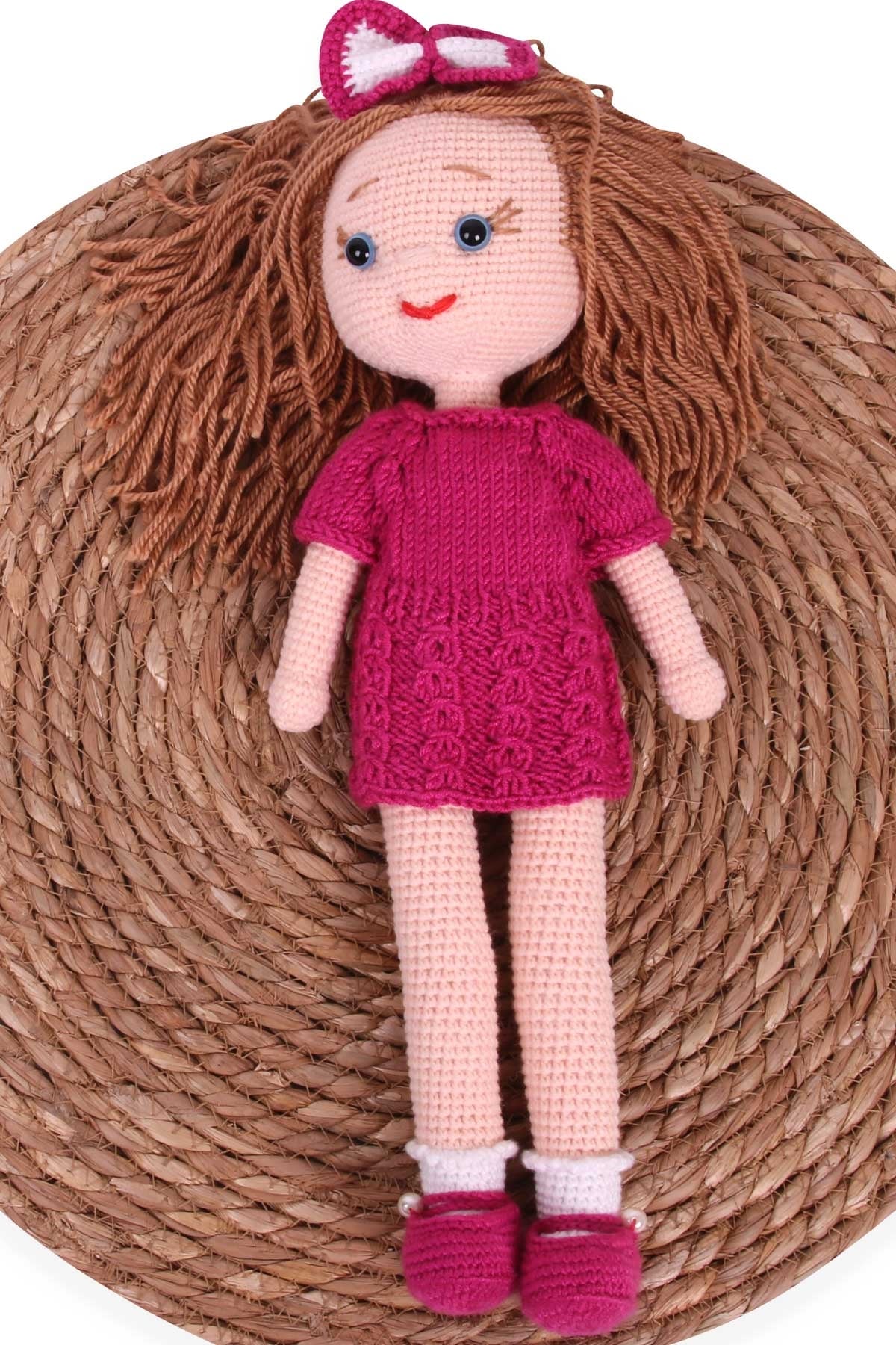 Breeze Karamel Bebek Amigurumi Organik Oyuncak Karışık Renk