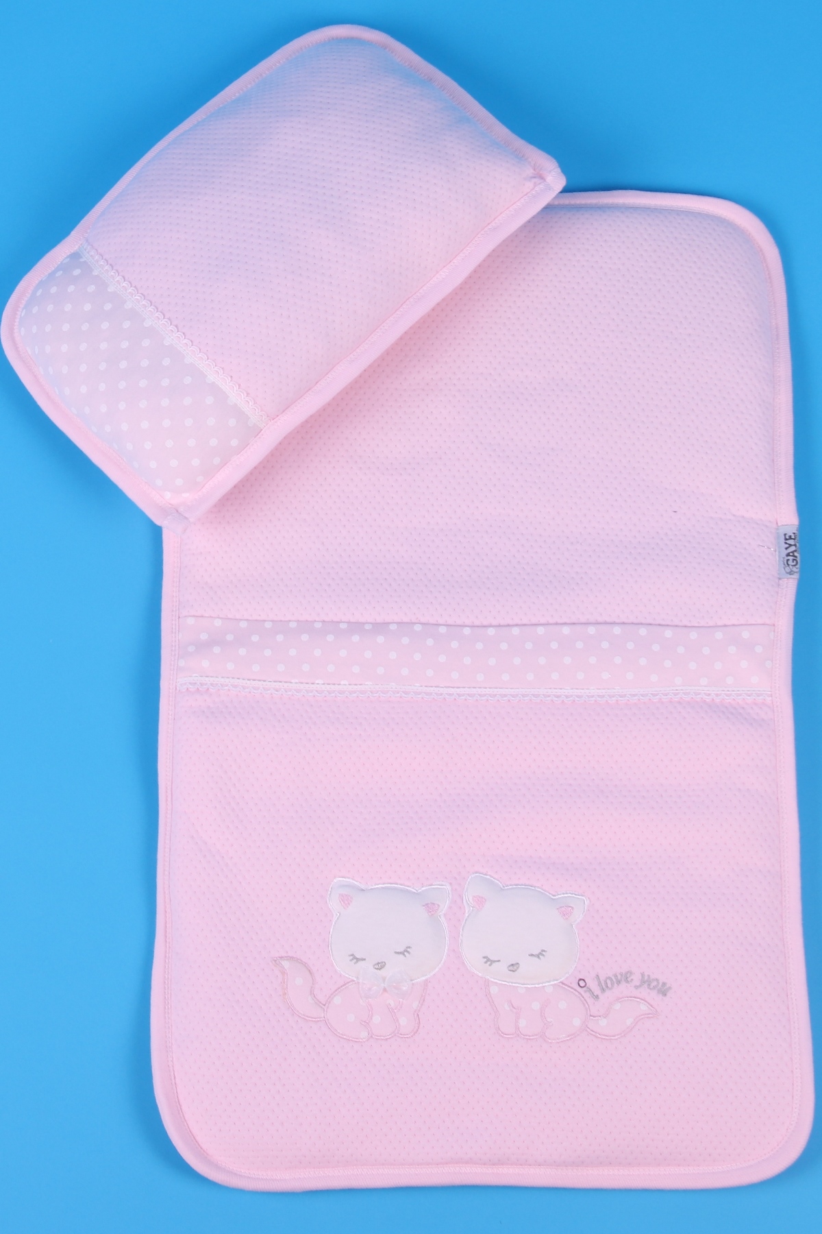Breeze Kız Bebek Alt Açma Minderi 2'li Pembe (40 × 65 cm)