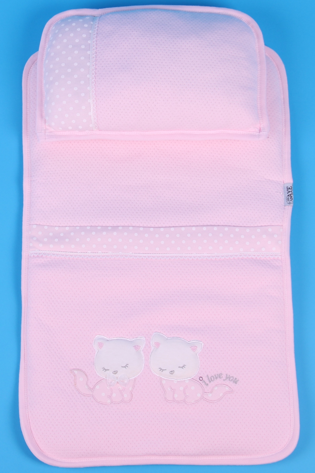 Breeze Kız Bebek Alt Açma Minderi 2'li Pembe (40 × 65 cm)
