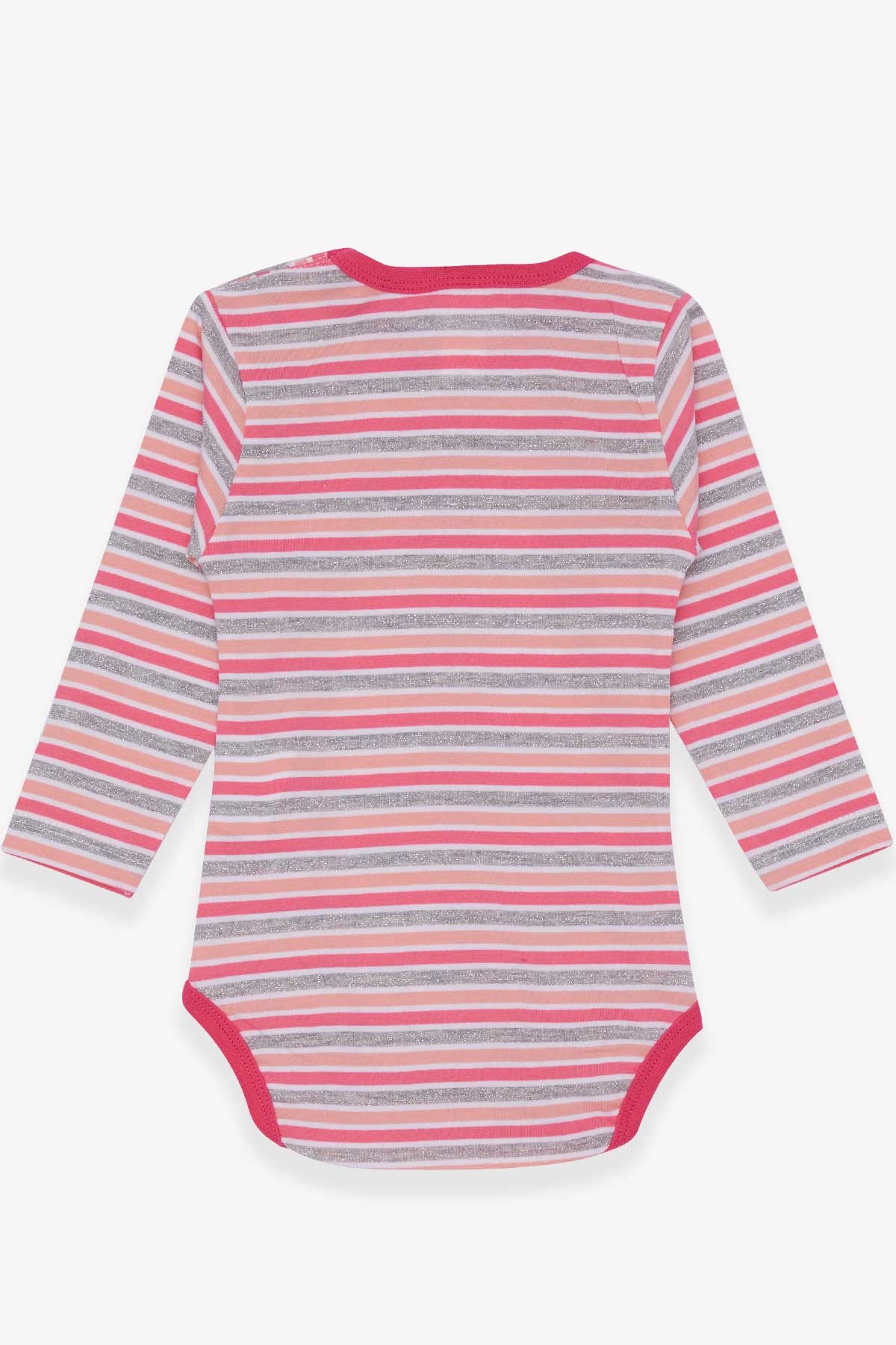 Breeze Kız Bebek Çıtçıtlı Body Arıcık Baskılı Pembe (9 Ay-3 Yaş)