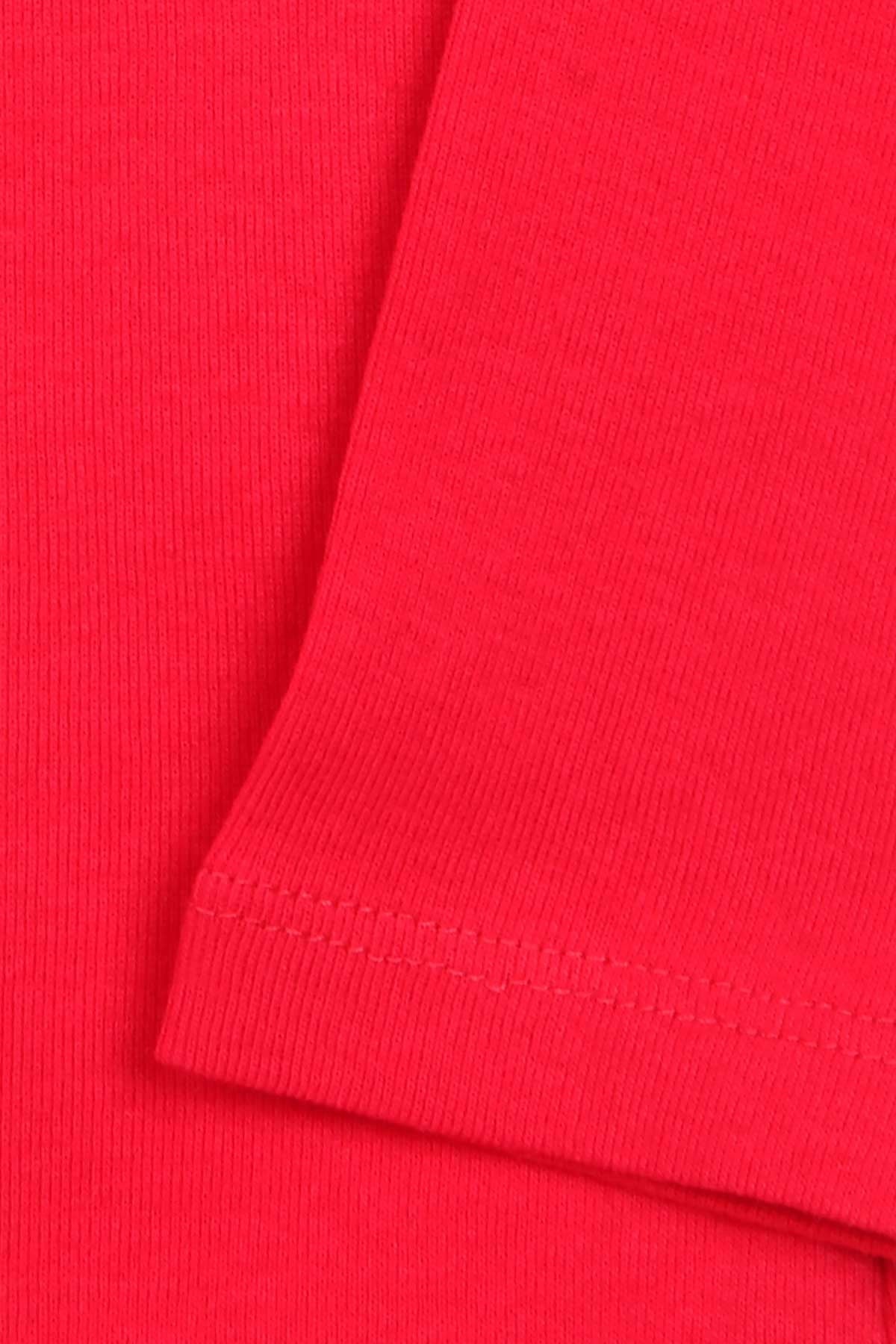 Breeze Kız Bebek Çıtçıtlı Body Ayıcık Baskılı Kırmızı (9 Ay-3 Yaş)