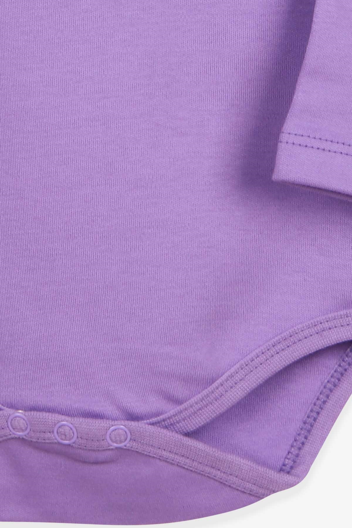 Breeze Kız Bebek Çıtçıtlı Body Ayıcık Baskılı Lila (9 Ay-2 Yaş)