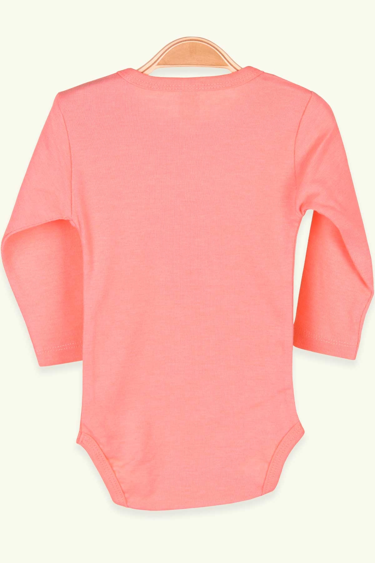 Breeze Kız Bebek Çıtçıtlı Body Ayıcıklı Baskılı Somon (9 Ay-3 Yaş)