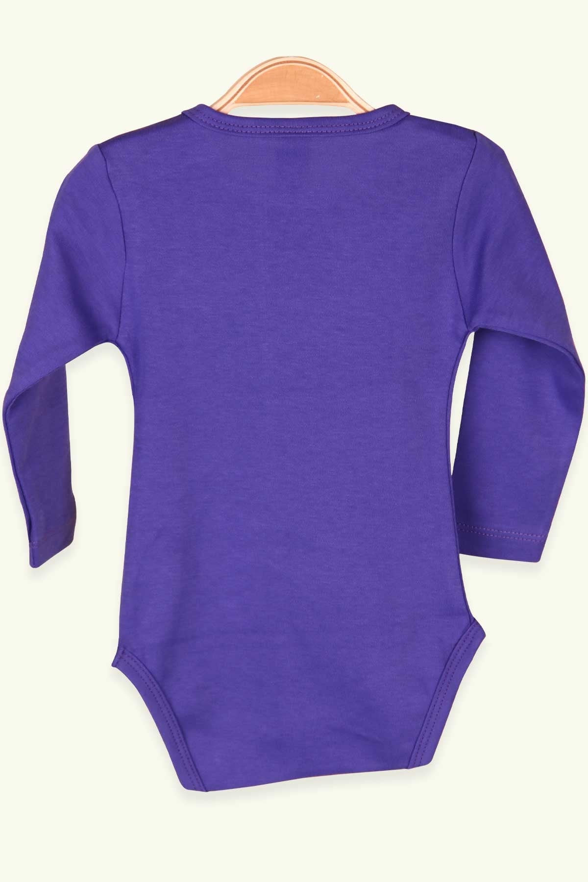 Breeze Kız Bebek Çıtçıtlı Body Baskılı Mor (9 Ay-3 Yaş)