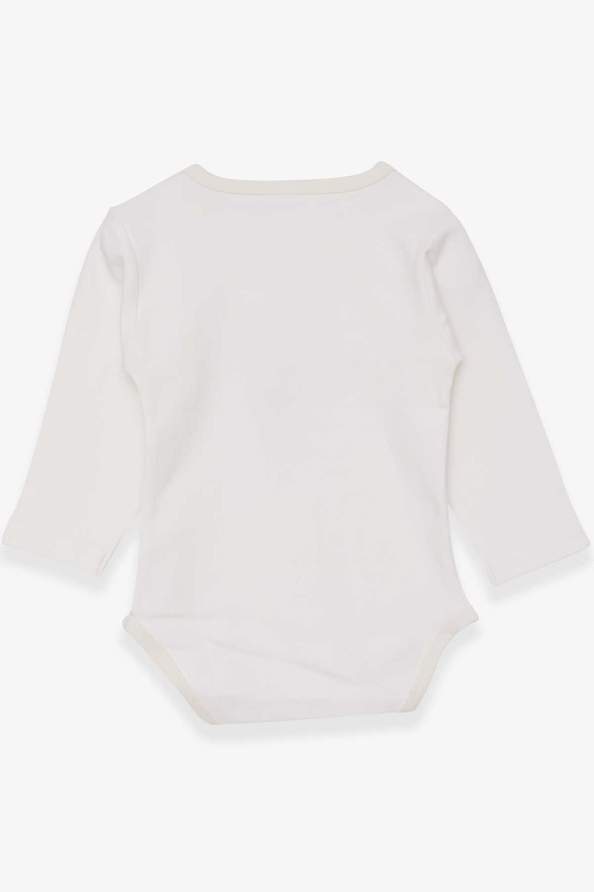 Breeze Kız Bebek Çıtçıtlı Body Baskılı Balerin Ayıcıklı Ekru (9 Ay-3 Yaş)