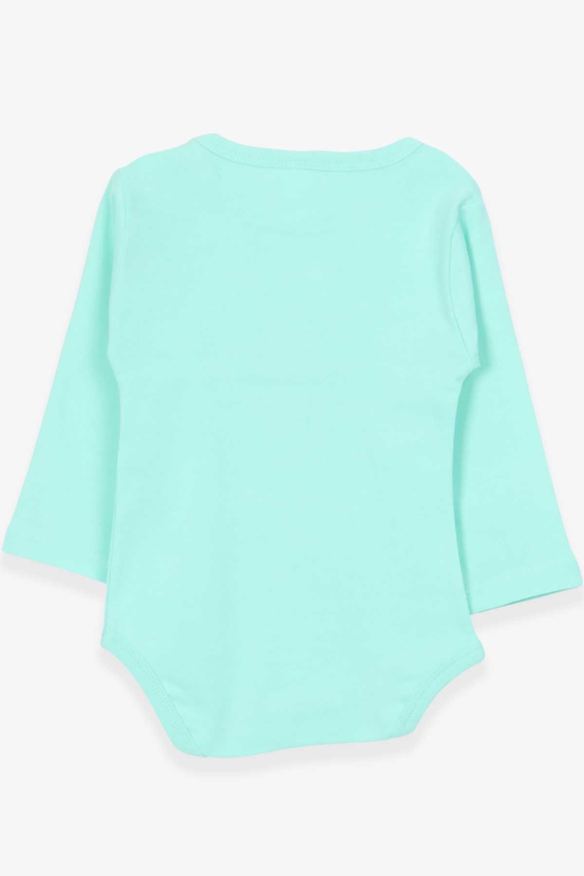 Breeze Kız Bebek Çıtçıtlı Body Bebek Unicorn Baskıılı Su Yeşili (9 Ay-3 Yaş)