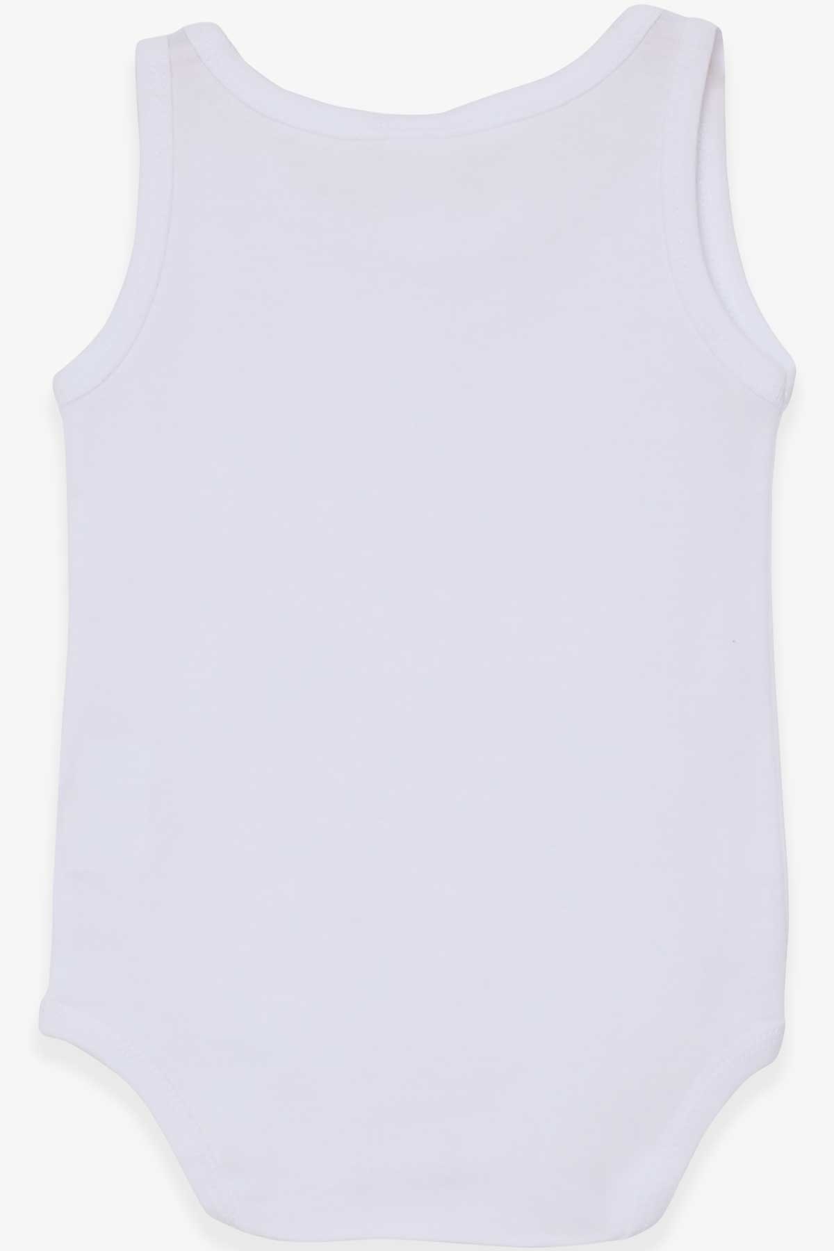 Breeze Kız Bebek Çıtçıtlı Body Beyaz (1-4 Yaş)