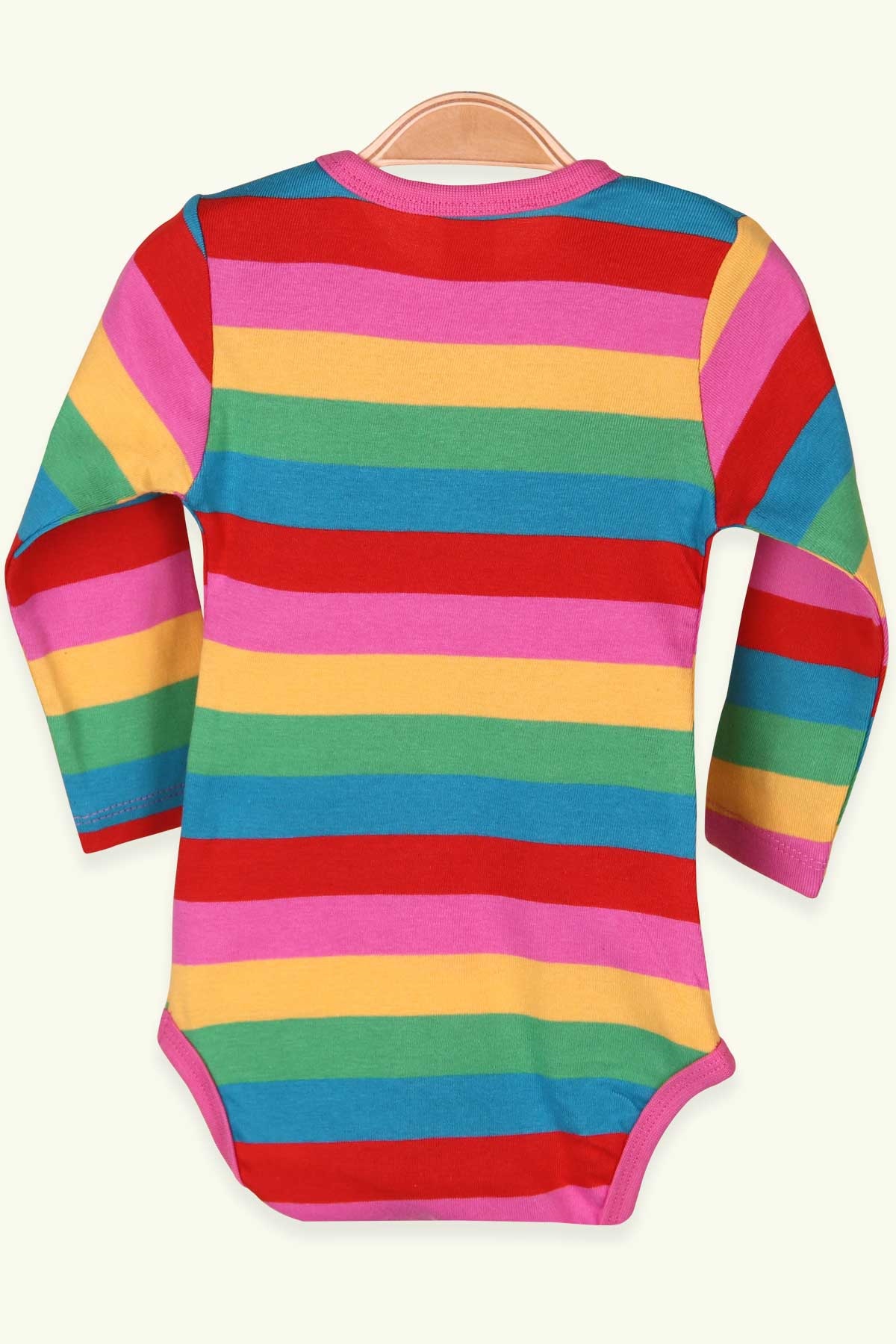 Breeze Kız Bebek Çıtçıtlı Body Çizgili Karışık Renk (9 Ay-3 Yaş)