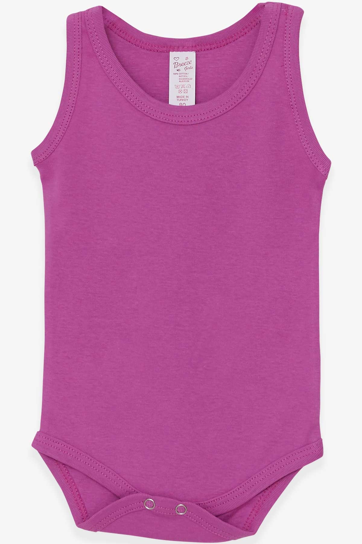 Breeze Kız Bebek Çıtçıtlı Body Eflatun (9 Ay-3 Yaş)