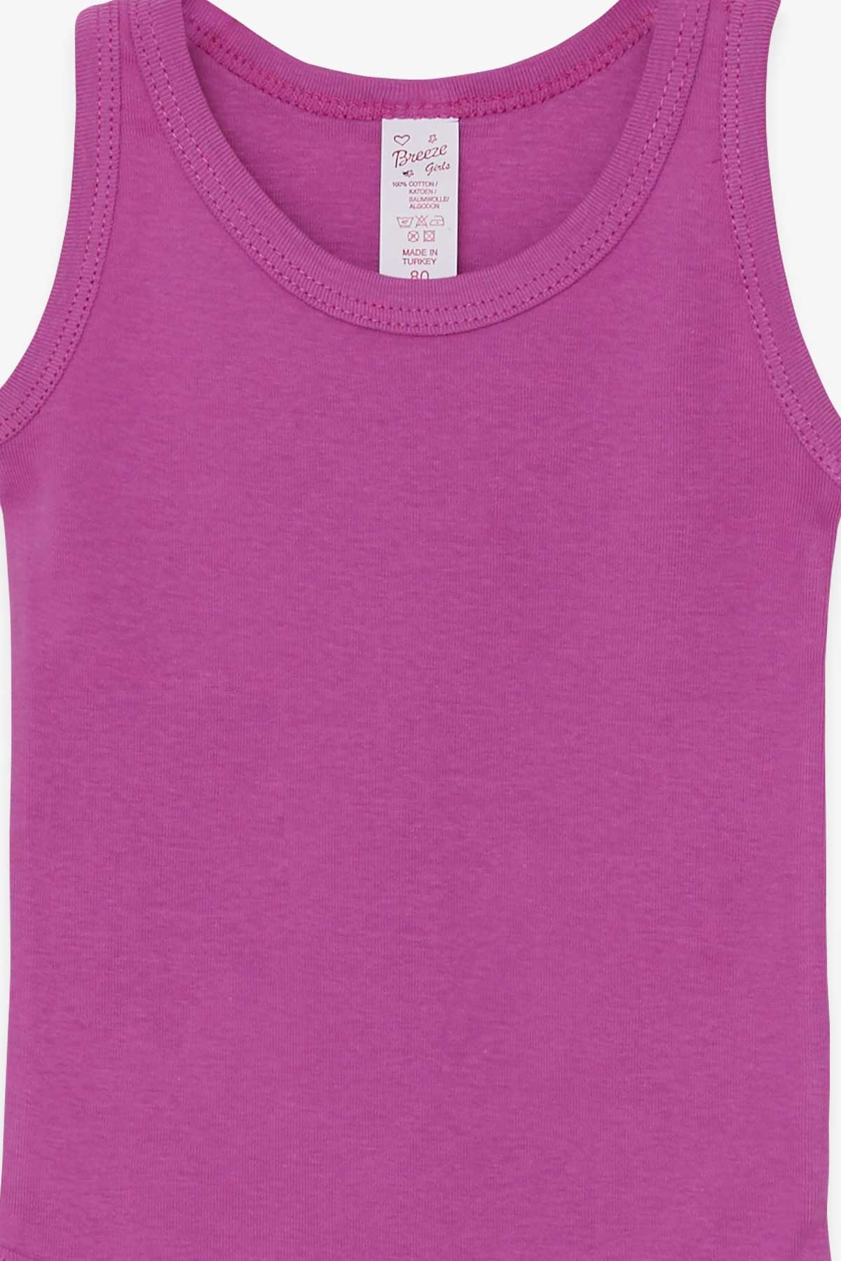 Breeze Kız Bebek Çıtçıtlı Body Eflatun (9 Ay-3 Yaş)