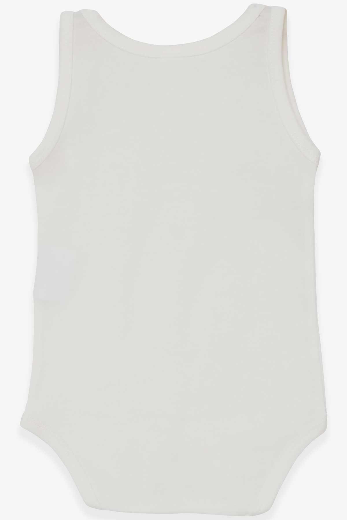 Breeze Kız Bebek Çıtçıtlı Body Ekru (1-4 Yaş)