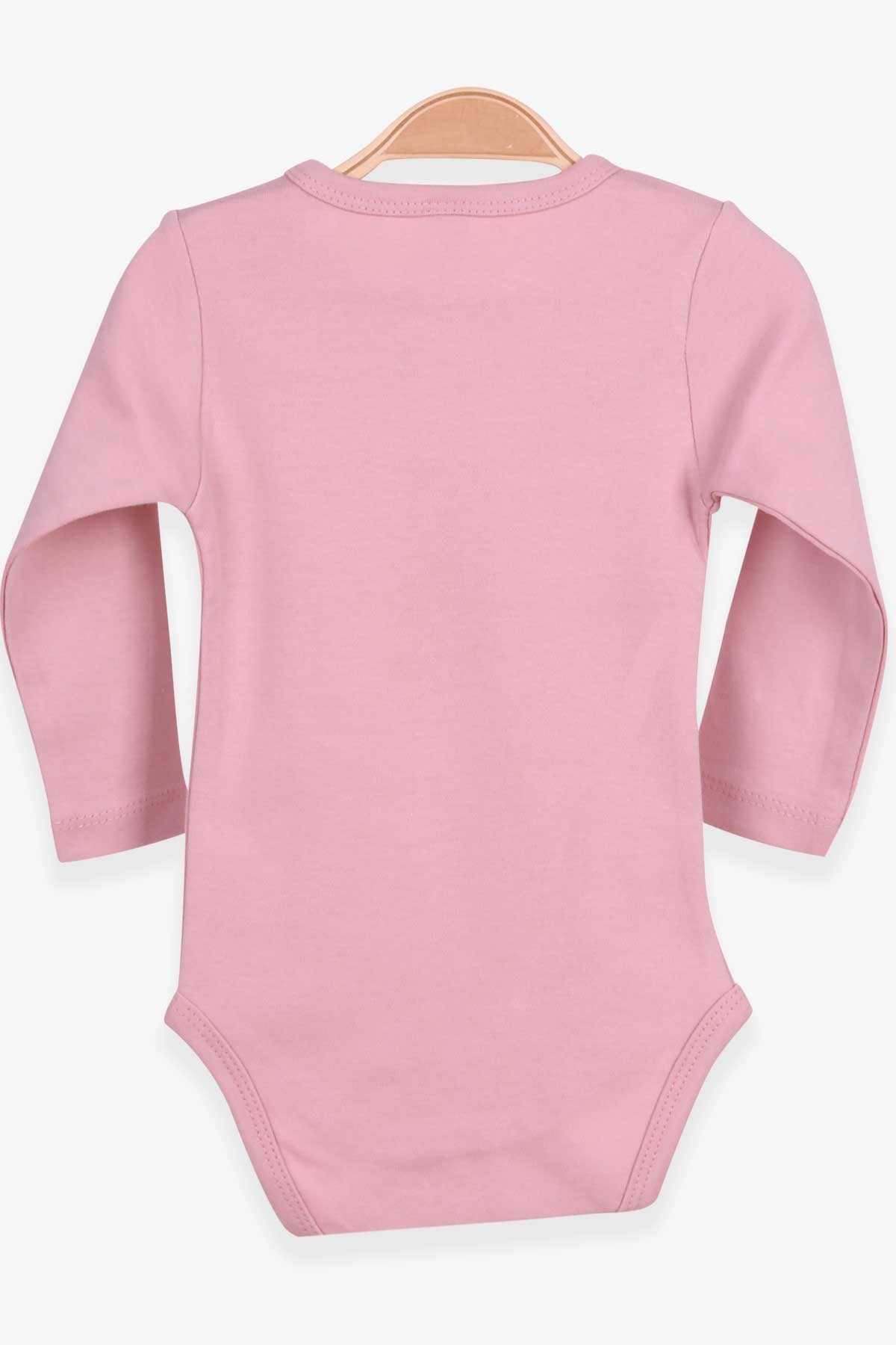 Breeze Kız Bebek Çıtçıtlı Body Hippocorn Baskılı Gülkurusu (9 Ay-3 Yaş)