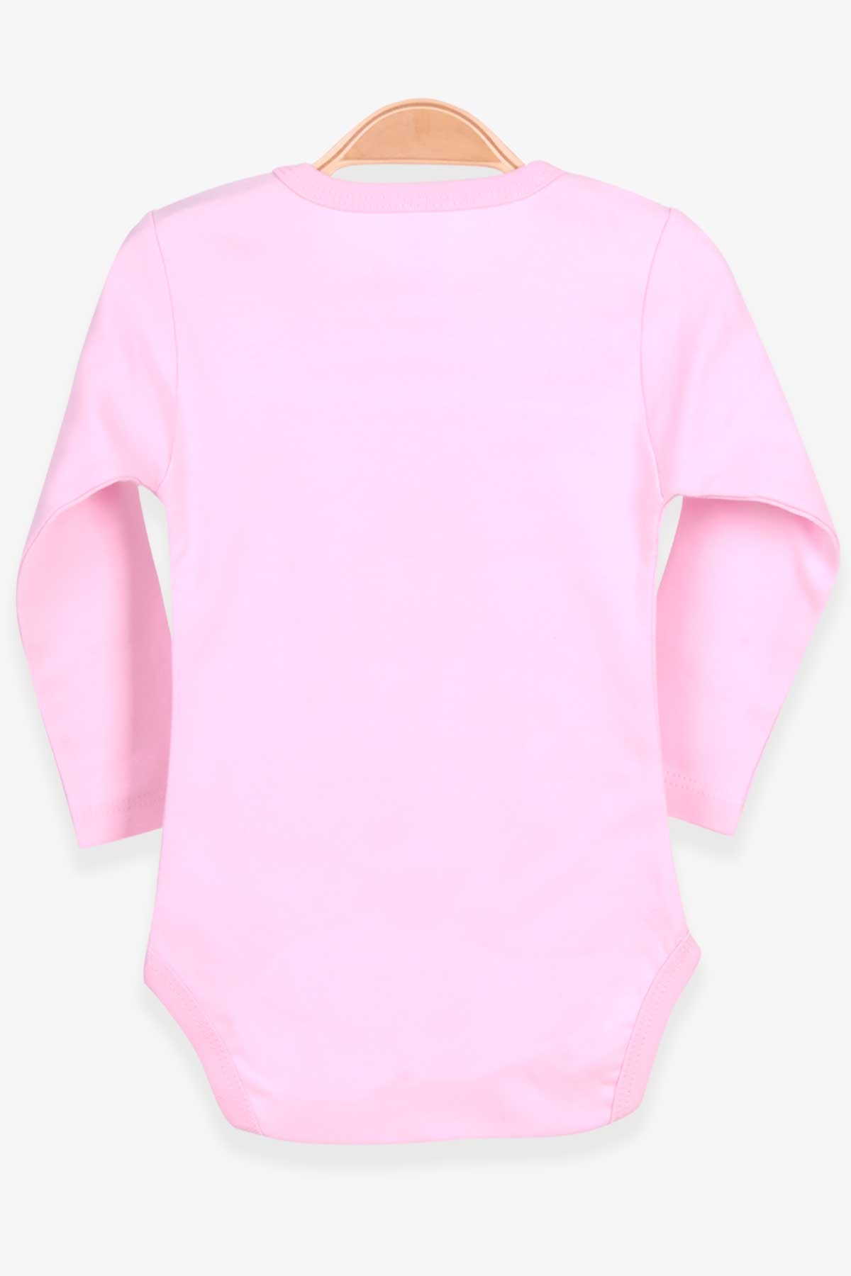 Breeze Kız Bebek Çıtçıtlı Body Hippocorn Baskılı Pudra (9 Ay-3 Yaş)