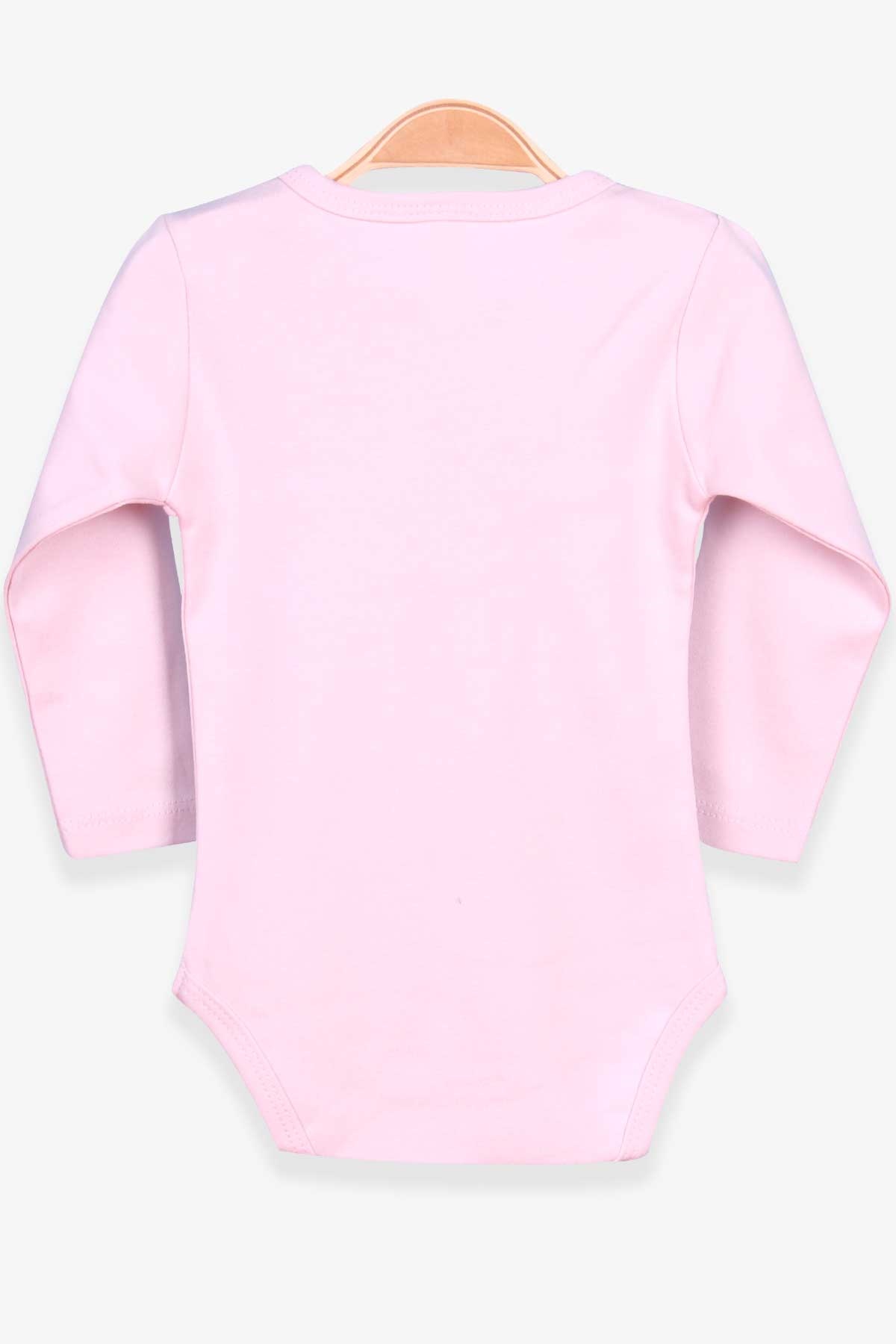 Breeze Kız Bebek Çıtçıtlı Body Kedilli Pudra (9 Ay-3 Yaş)