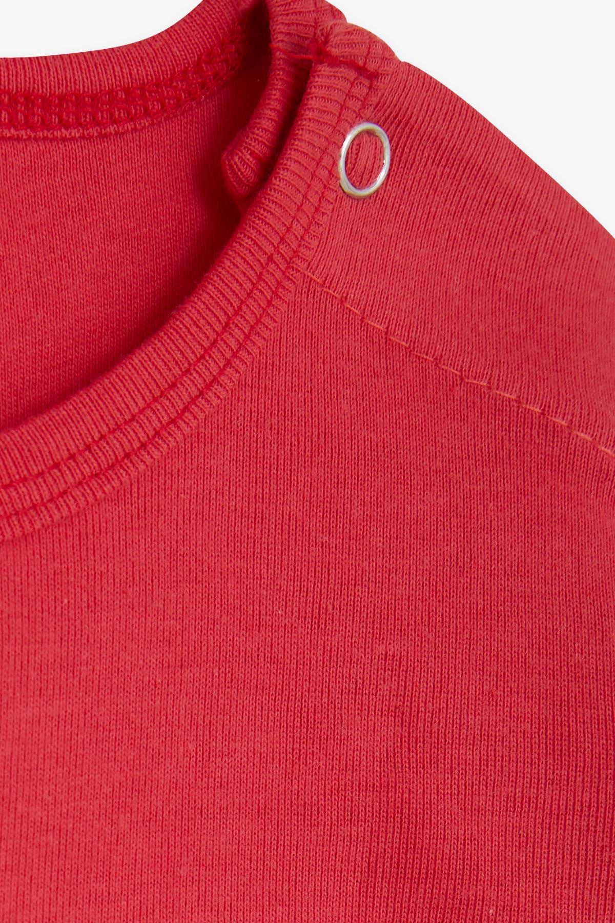 Breeze Kız Bebek Çıtçıtlı Body Prenses Kedicik Baskılı Mercan (9 Ay-3 Yaş)
