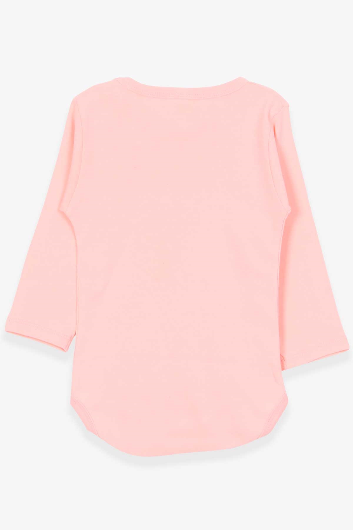 Breeze Kız Bebek Çıtçıtlı Body Prenses Yazı Baskılı Somon (9 Ay-3 Yaş)