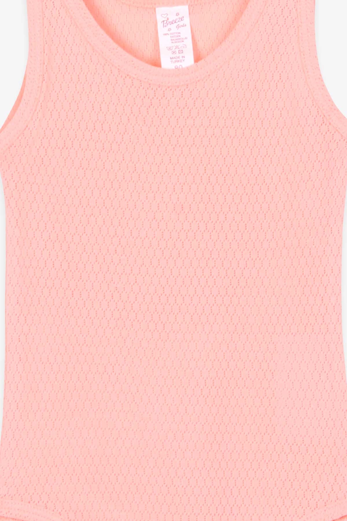 Breeze Kız Bebek Çıtçıtlı Body Somon (9 Ay-3 Yaş)