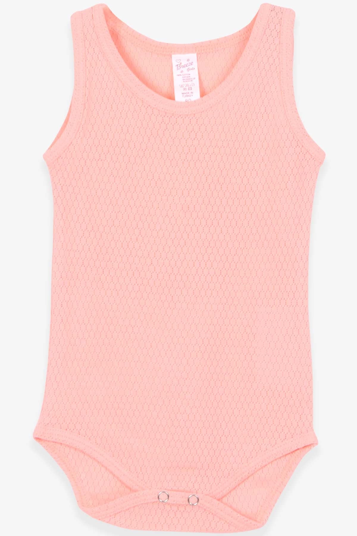 Breeze Kız Bebek Çıtçıtlı Body Somon (9 Ay-3 Yaş)